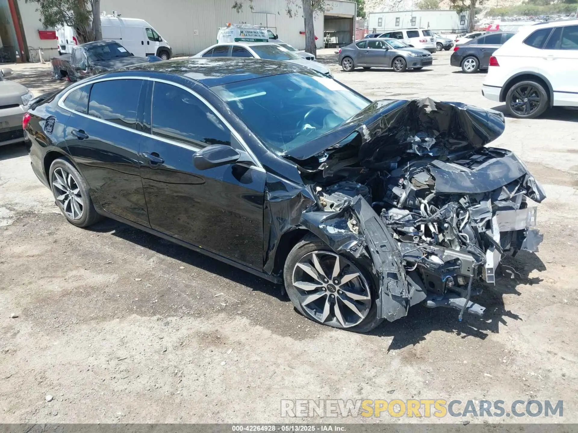1 Photograph of a damaged car 1G1ZG5ST7MF089634 CHEVROLET MALIBU 2021