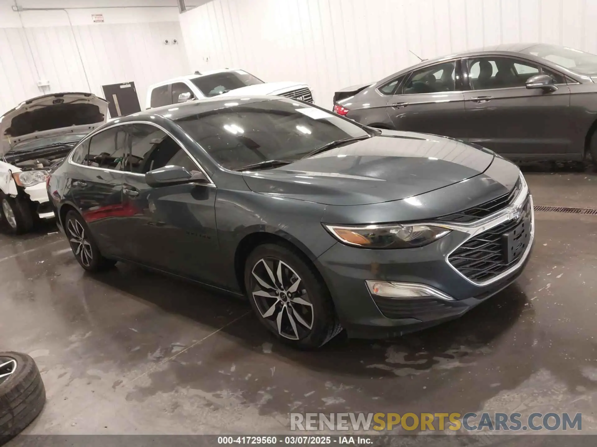 1 Photograph of a damaged car 1G1ZG5ST9MF036014 CHEVROLET MALIBU 2021