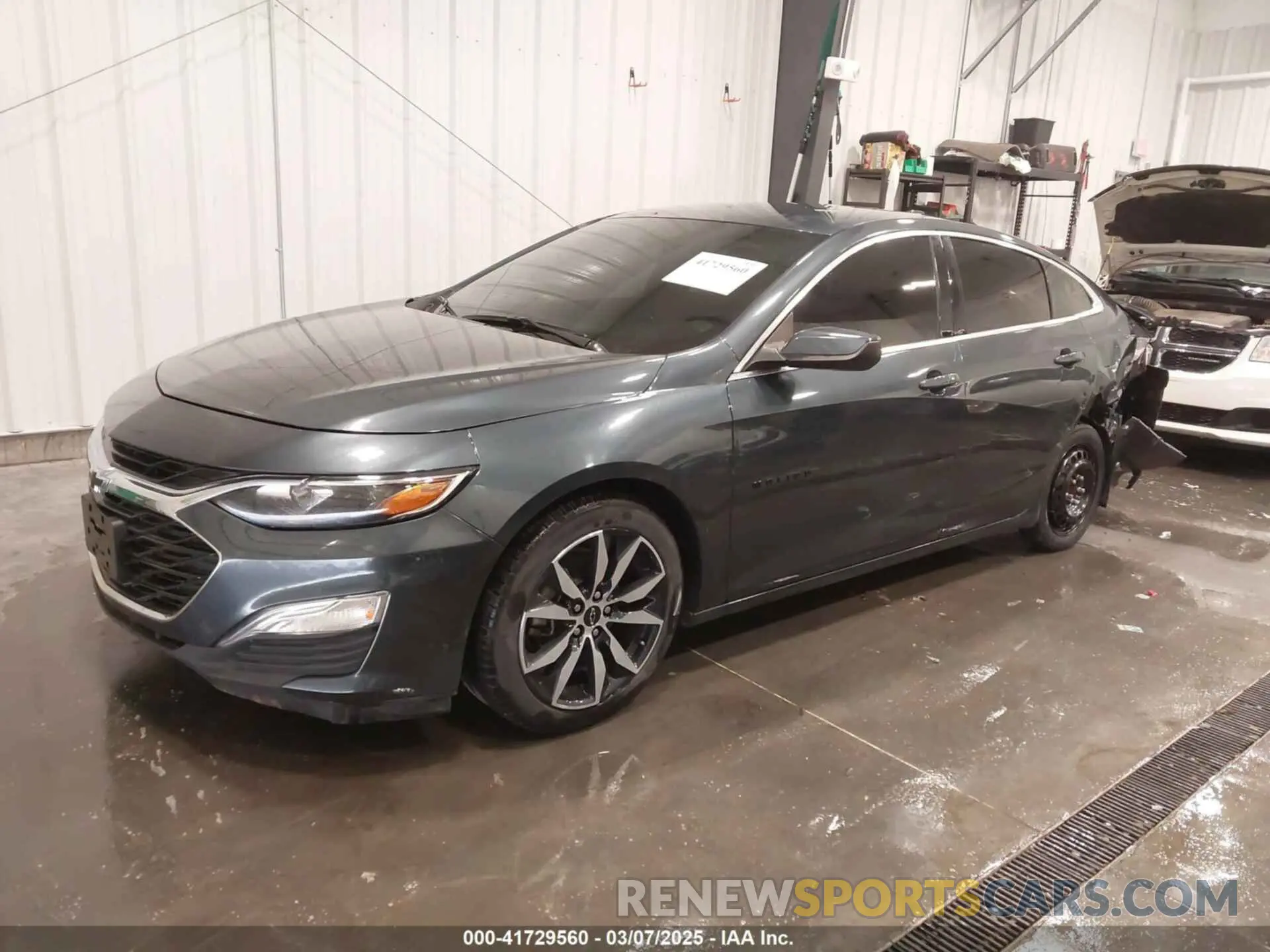 2 Photograph of a damaged car 1G1ZG5ST9MF036014 CHEVROLET MALIBU 2021