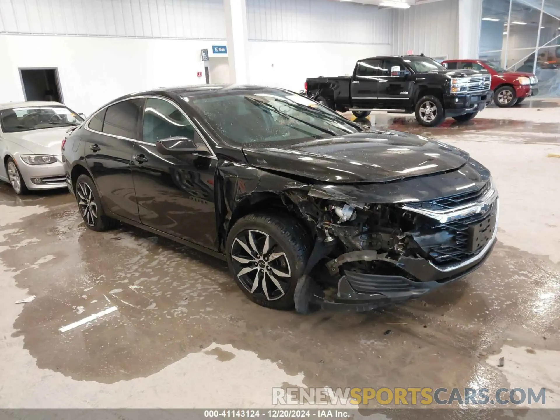 1 Photograph of a damaged car 1G1ZG5ST9MF036949 CHEVROLET MALIBU 2021