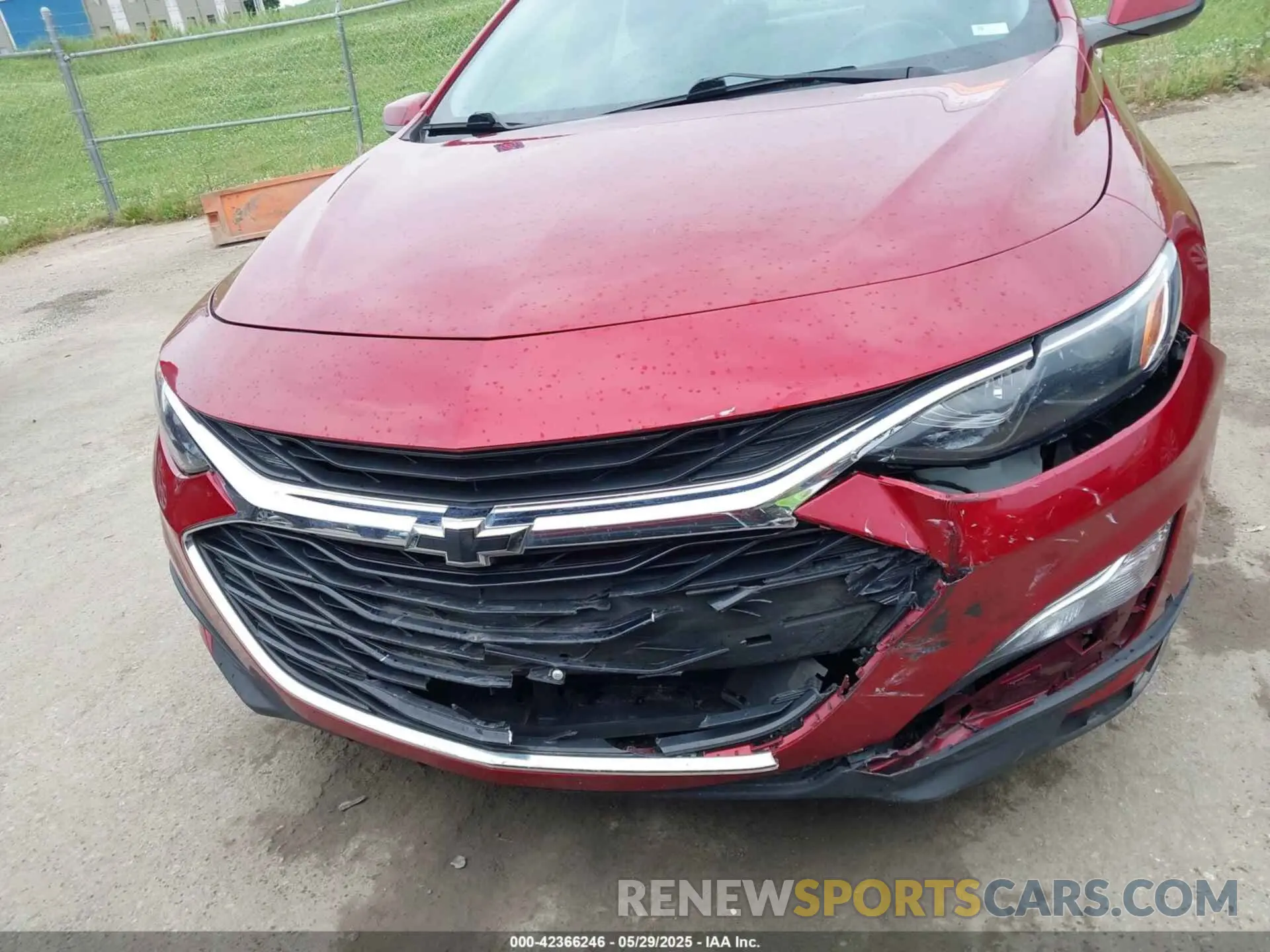 6 Photograph of a damaged car 1G1ZG5STXMF009260 CHEVROLET MALIBU 2021