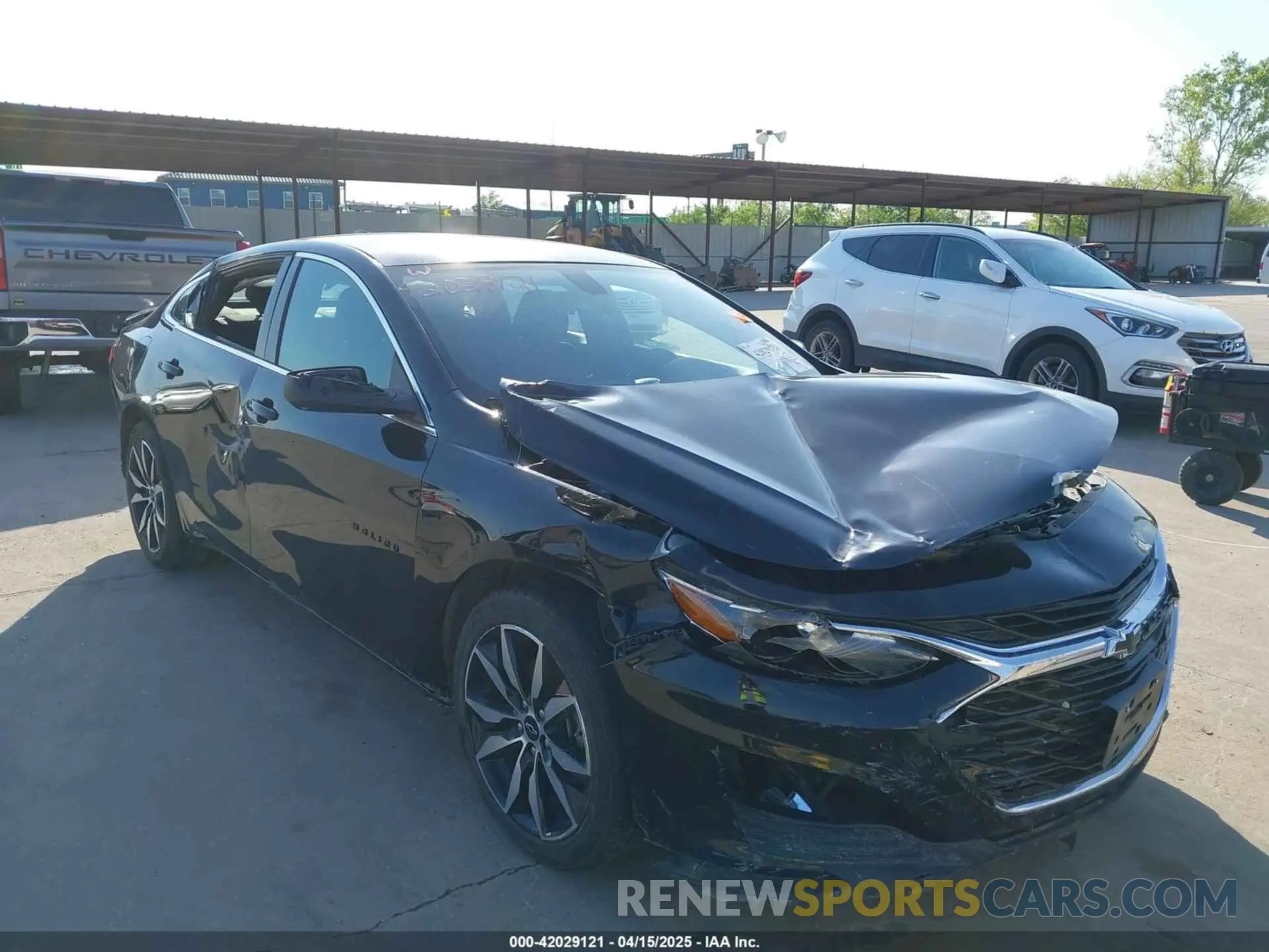 1 Photograph of a damaged car 1G1ZG5STXMF029850 CHEVROLET MALIBU 2021