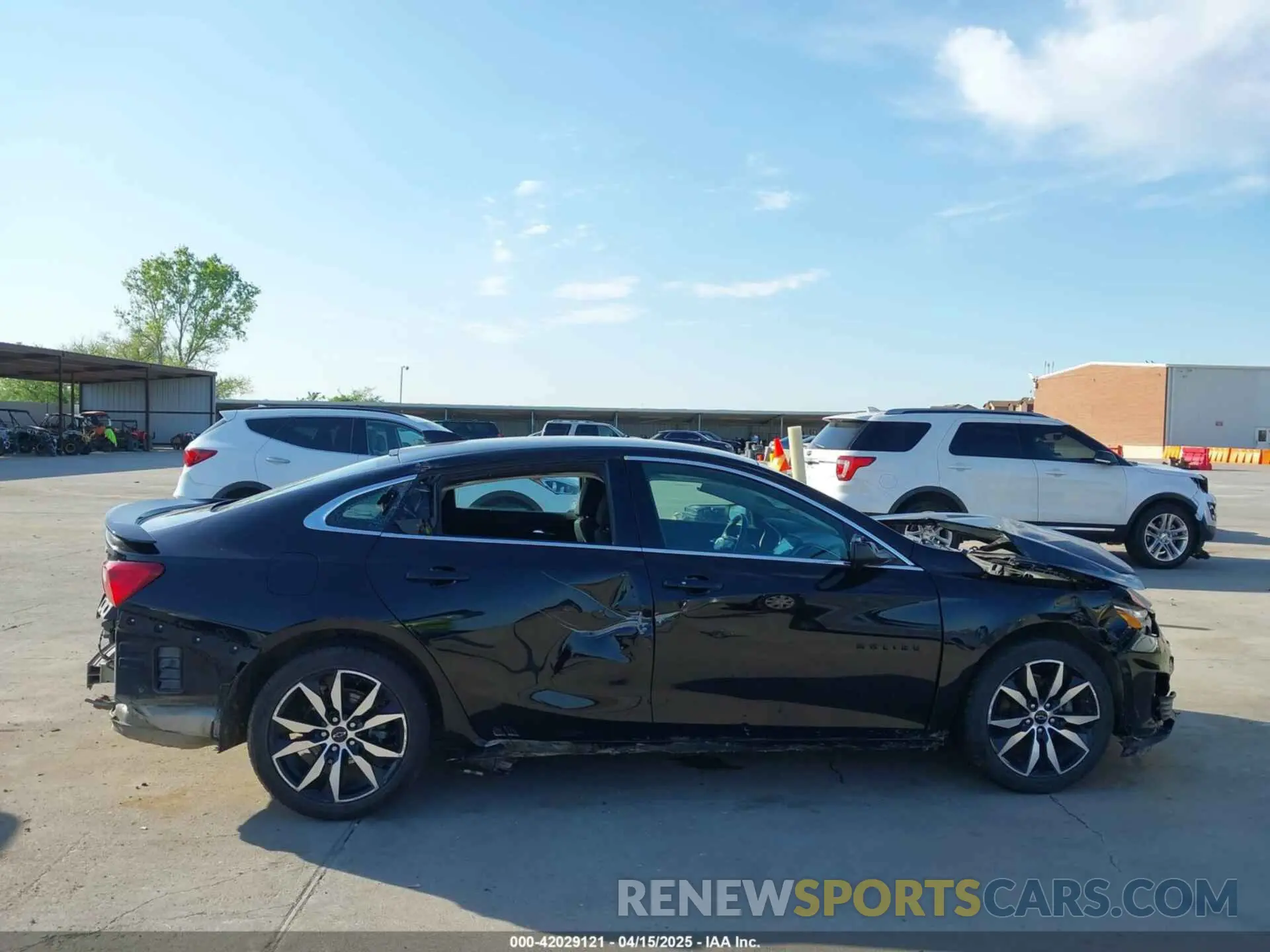 13 Photograph of a damaged car 1G1ZG5STXMF029850 CHEVROLET MALIBU 2021