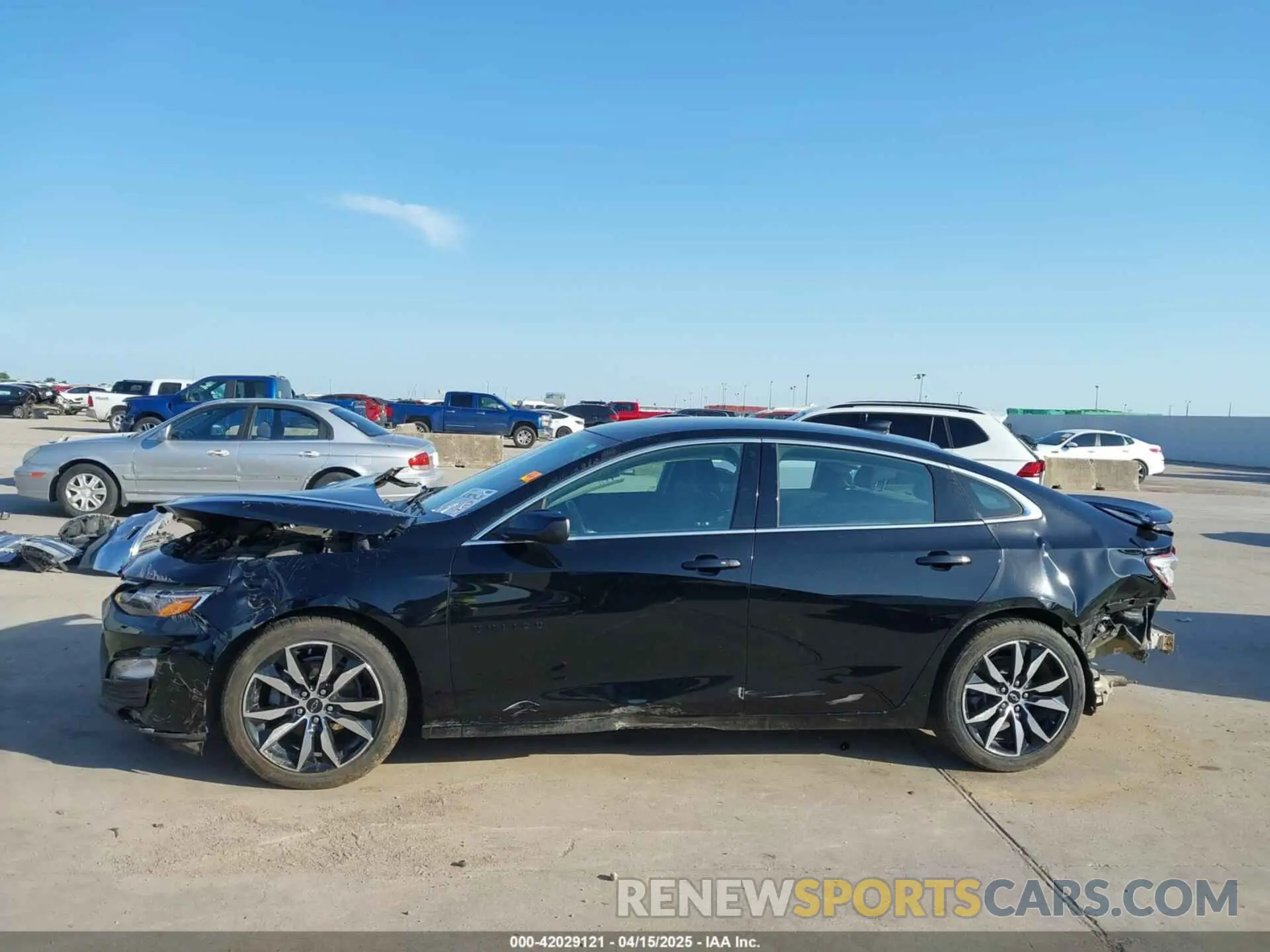 14 Photograph of a damaged car 1G1ZG5STXMF029850 CHEVROLET MALIBU 2021
