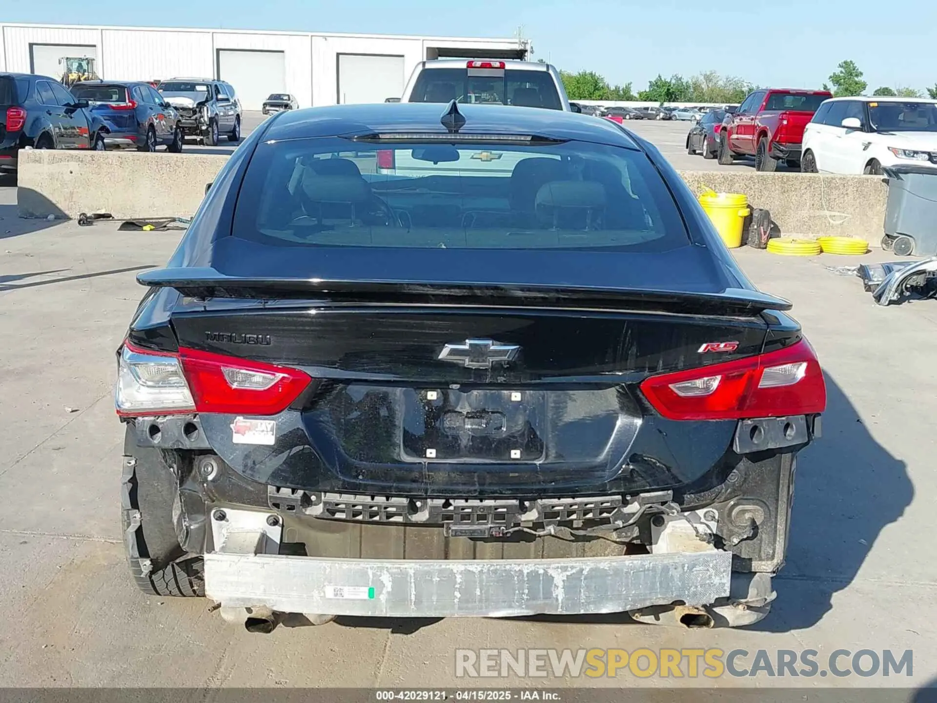 16 Photograph of a damaged car 1G1ZG5STXMF029850 CHEVROLET MALIBU 2021