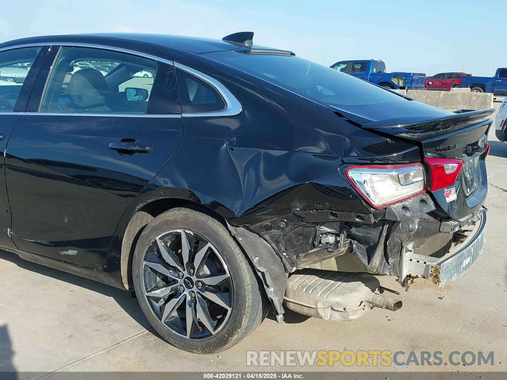 20 Photograph of a damaged car 1G1ZG5STXMF029850 CHEVROLET MALIBU 2021