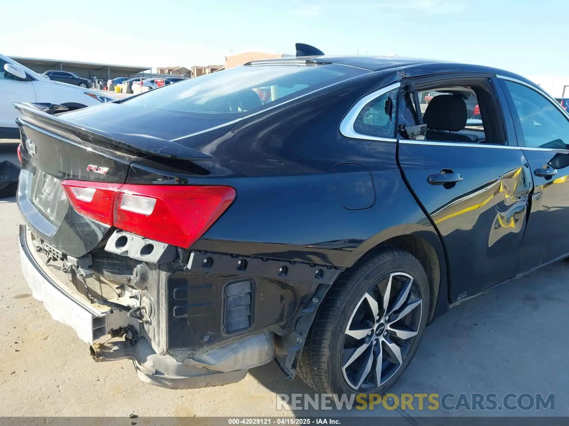21 Photograph of a damaged car 1G1ZG5STXMF029850 CHEVROLET MALIBU 2021