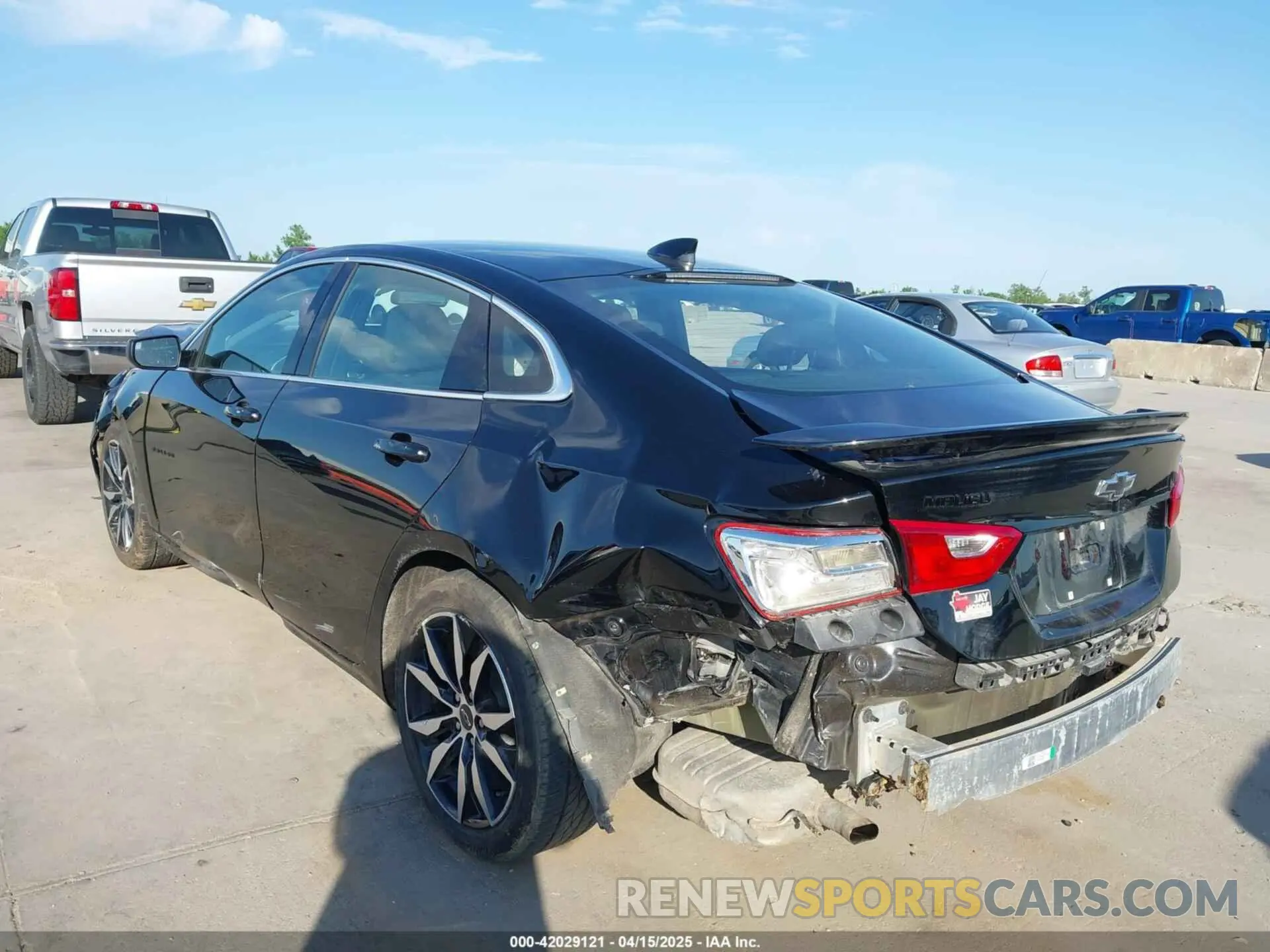 3 Photograph of a damaged car 1G1ZG5STXMF029850 CHEVROLET MALIBU 2021