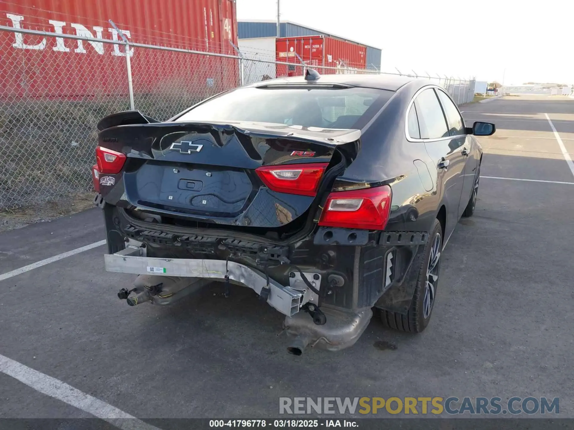 18 Photograph of a damaged car 1G1ZG5STXMF036040 CHEVROLET MALIBU 2021