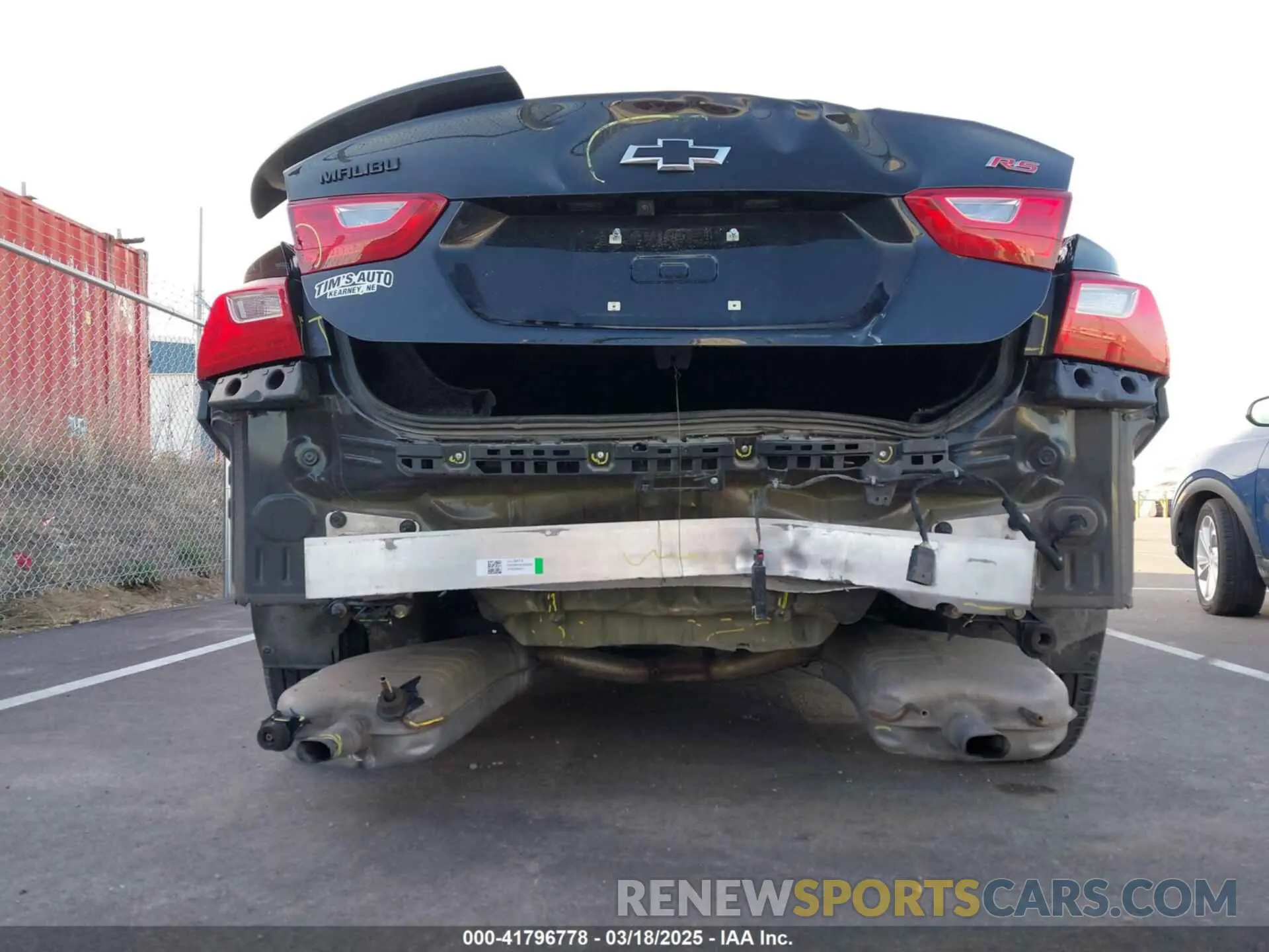 19 Photograph of a damaged car 1G1ZG5STXMF036040 CHEVROLET MALIBU 2021