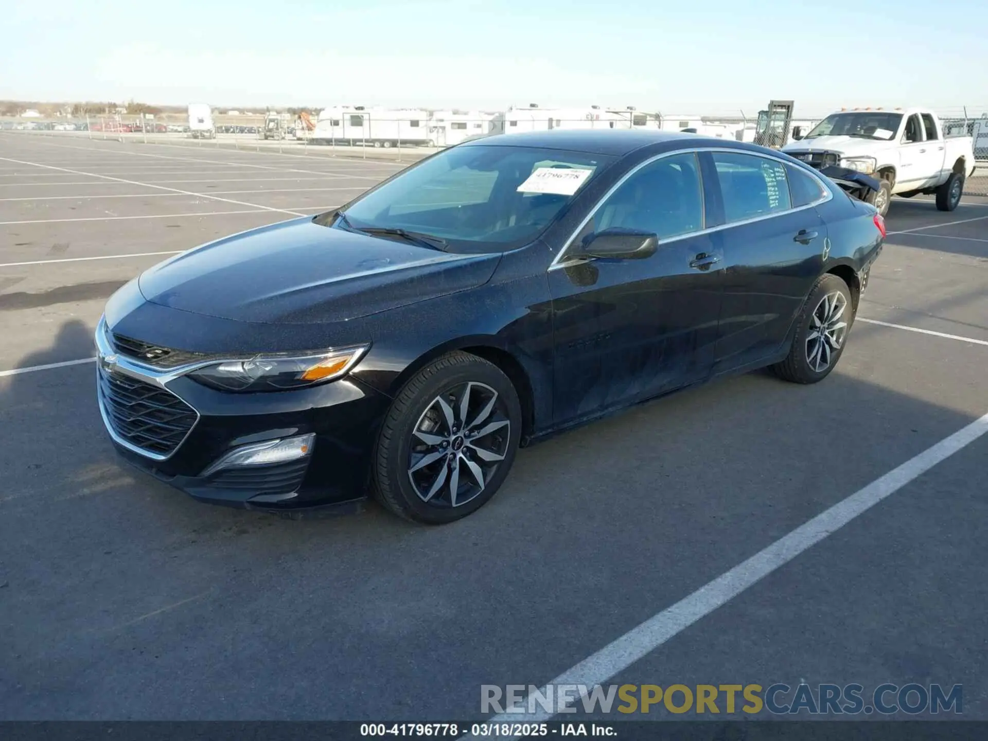 2 Photograph of a damaged car 1G1ZG5STXMF036040 CHEVROLET MALIBU 2021