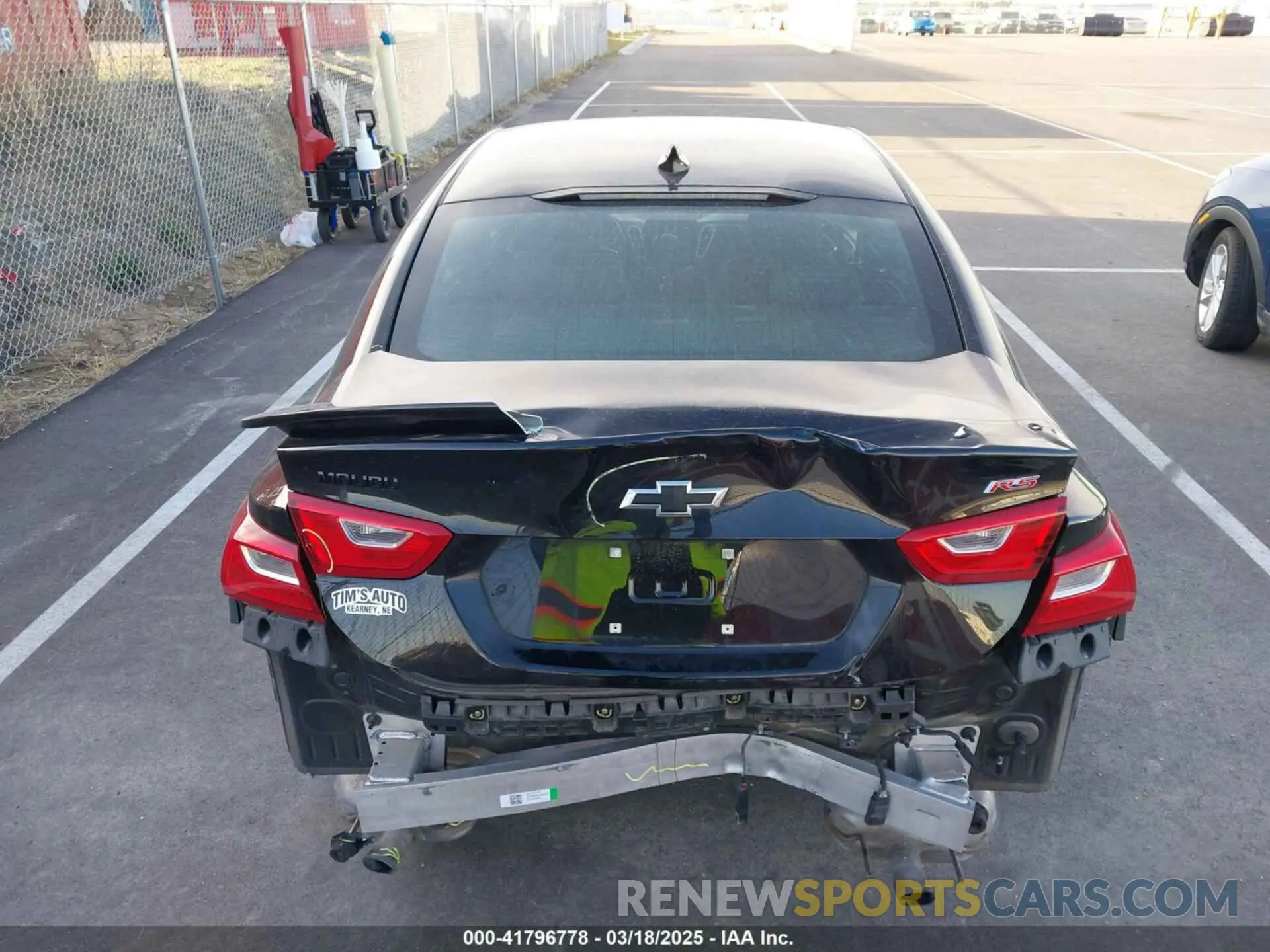 20 Photograph of a damaged car 1G1ZG5STXMF036040 CHEVROLET MALIBU 2021