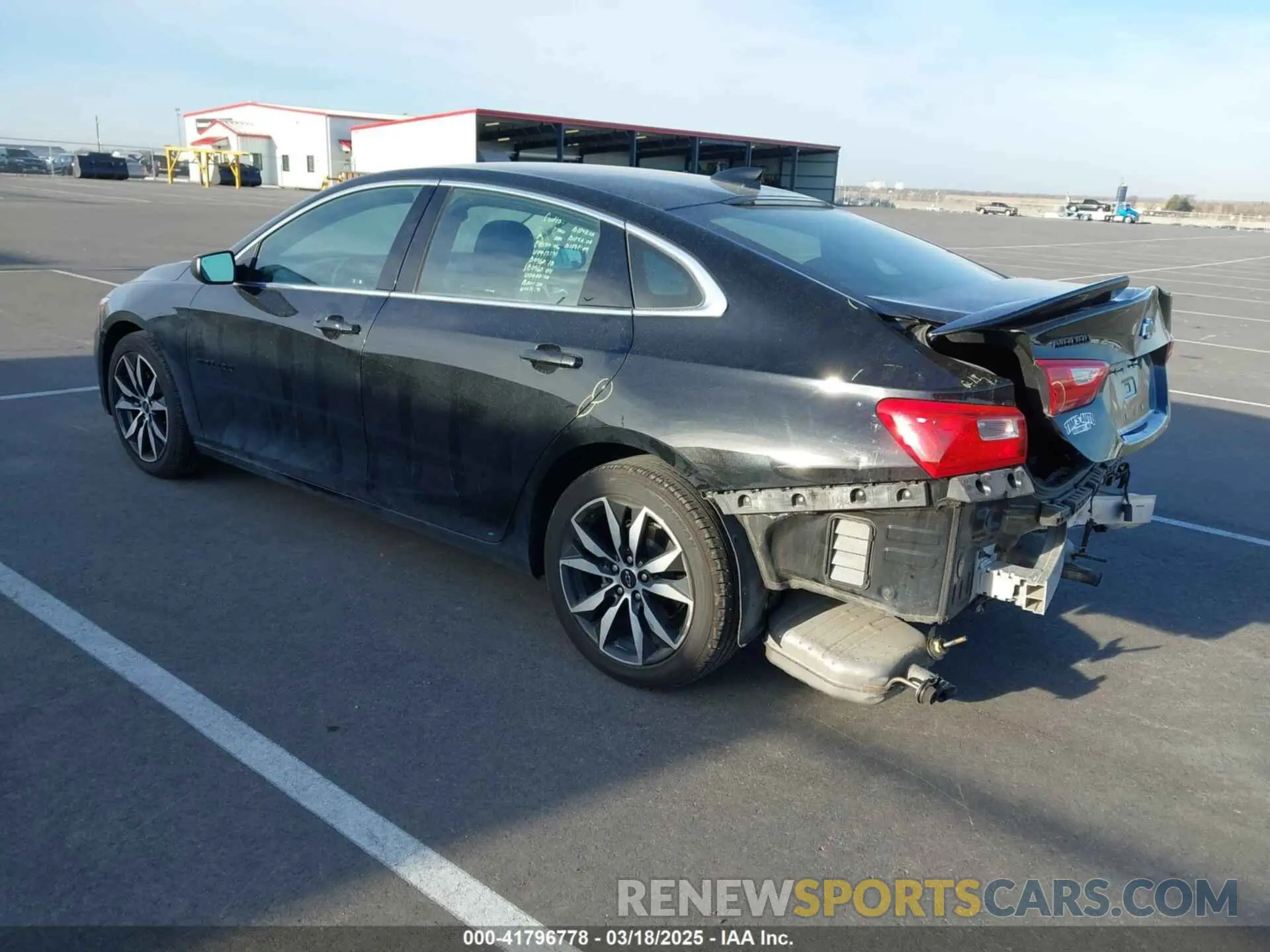 3 Photograph of a damaged car 1G1ZG5STXMF036040 CHEVROLET MALIBU 2021