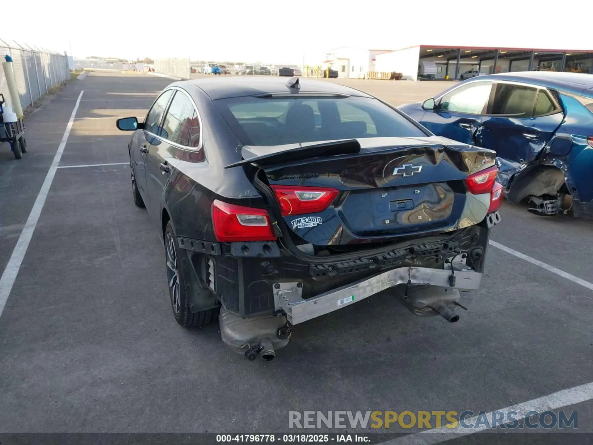 6 Photograph of a damaged car 1G1ZG5STXMF036040 CHEVROLET MALIBU 2021