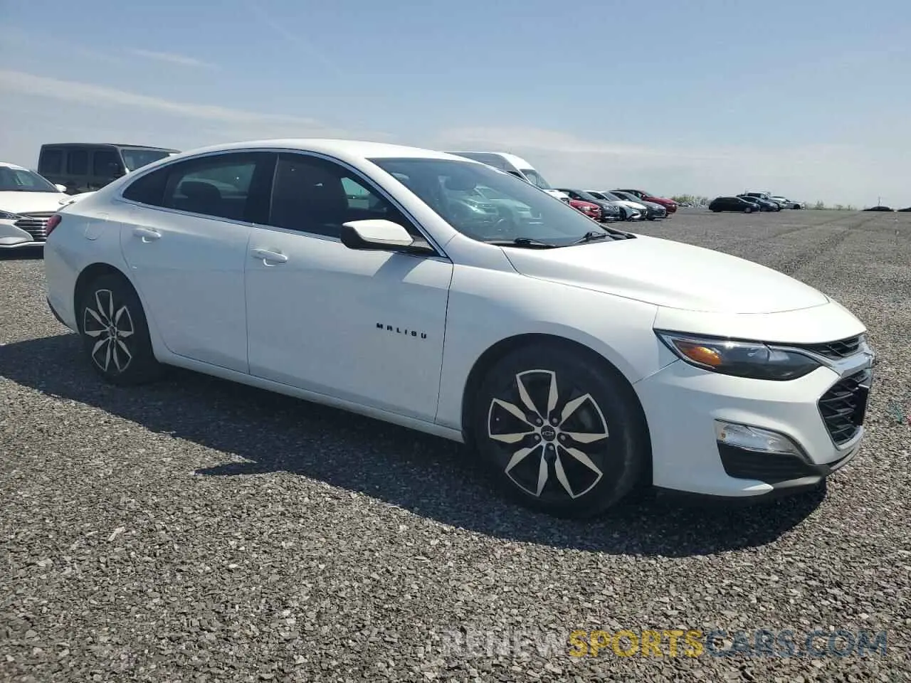 4 Photograph of a damaged car 1G1ZG5STXMF070236 CHEVROLET MALIBU 2021