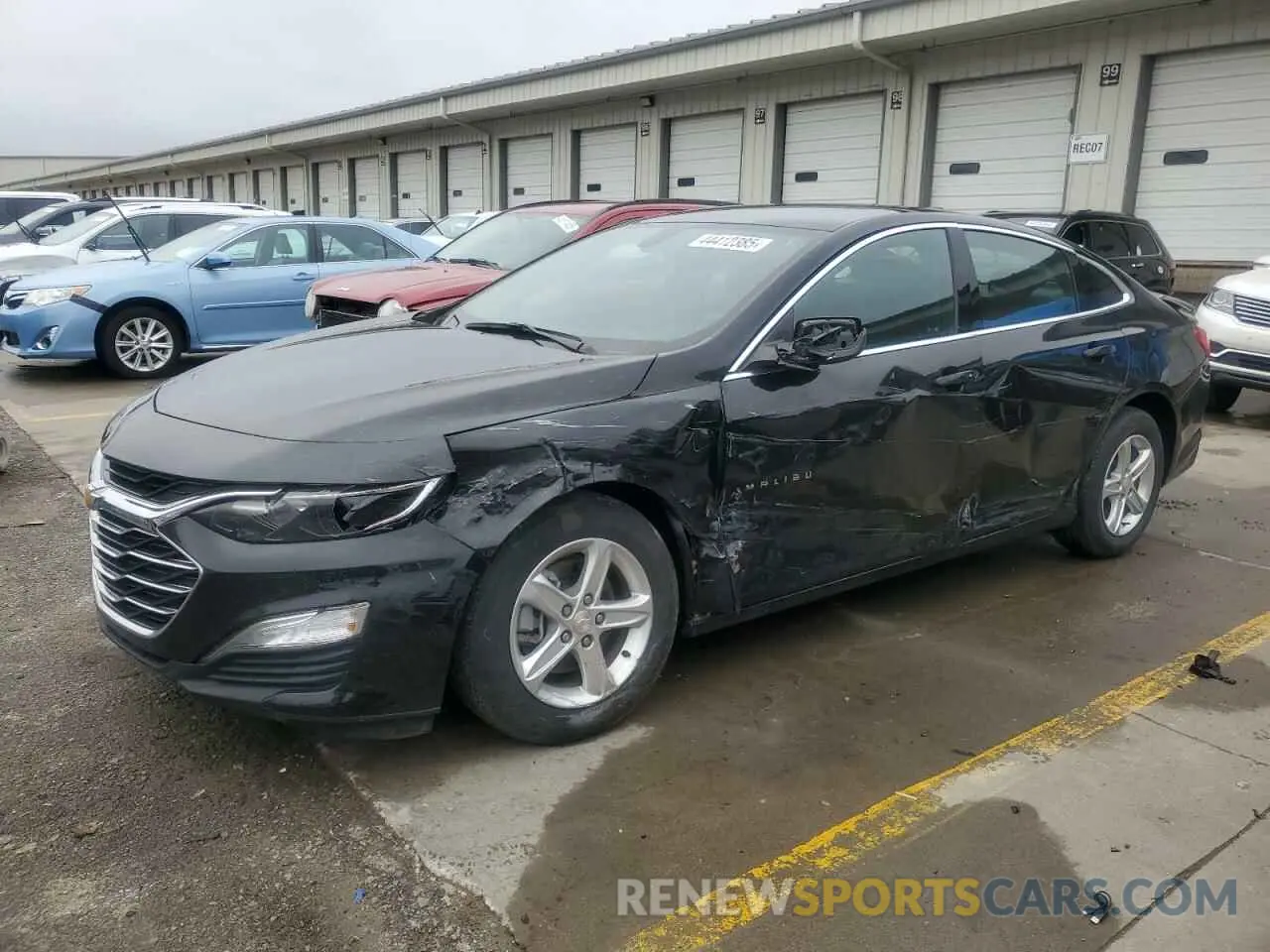 1 Photograph of a damaged car 1G1ZB5ST0NF189459 CHEVROLET MALIBU 2022