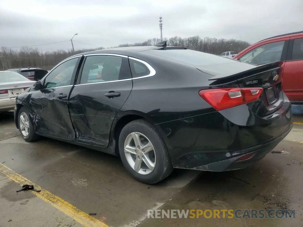 2 Photograph of a damaged car 1G1ZB5ST0NF189459 CHEVROLET MALIBU 2022