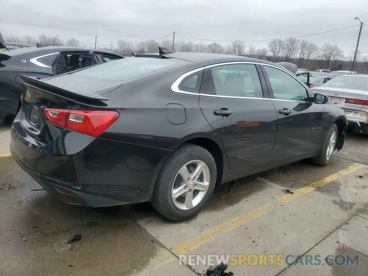 3 Photograph of a damaged car 1G1ZB5ST0NF189459 CHEVROLET MALIBU 2022