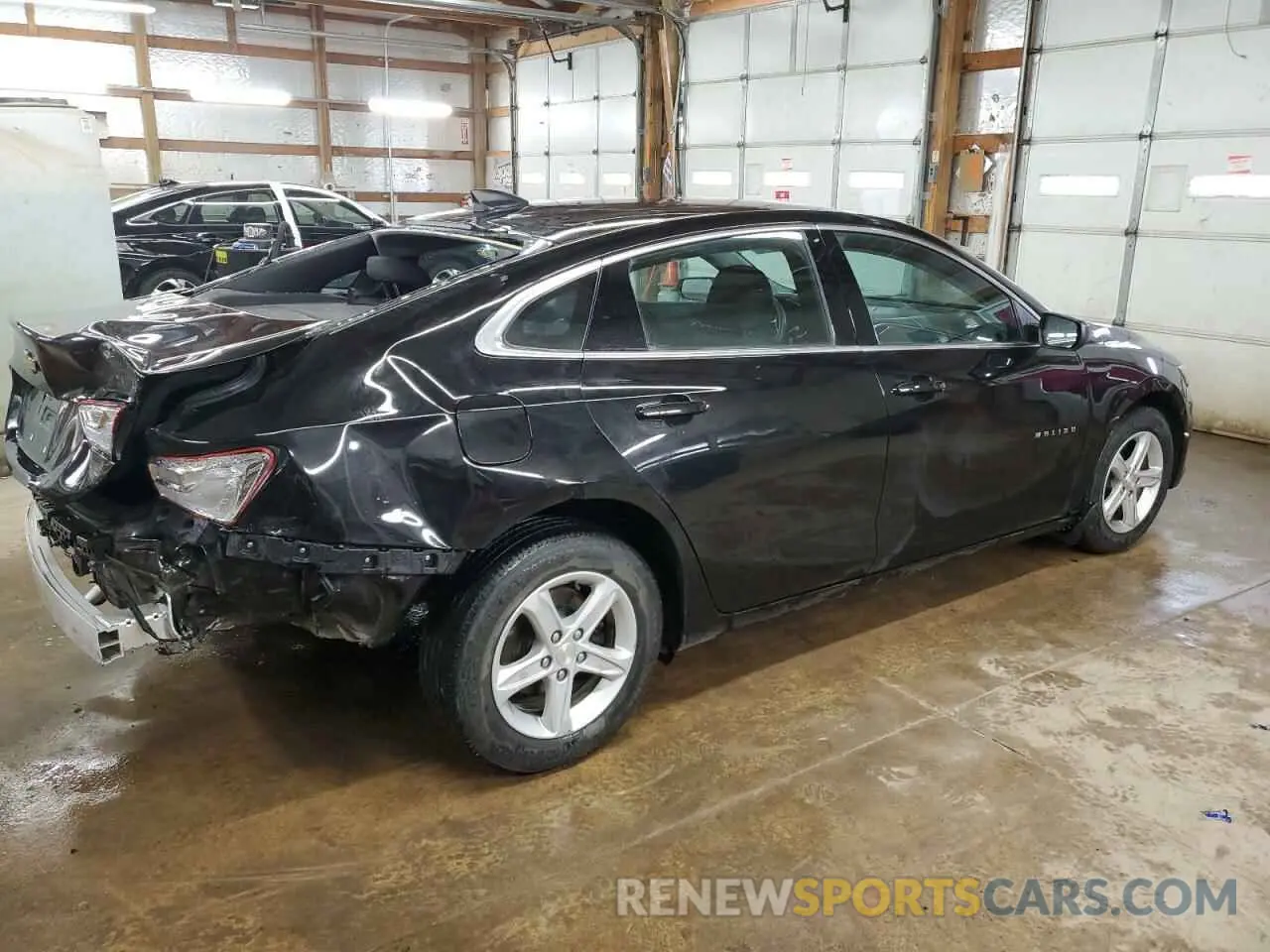 3 Photograph of a damaged car 1G1ZB5ST0NF189929 CHEVROLET MALIBU 2022