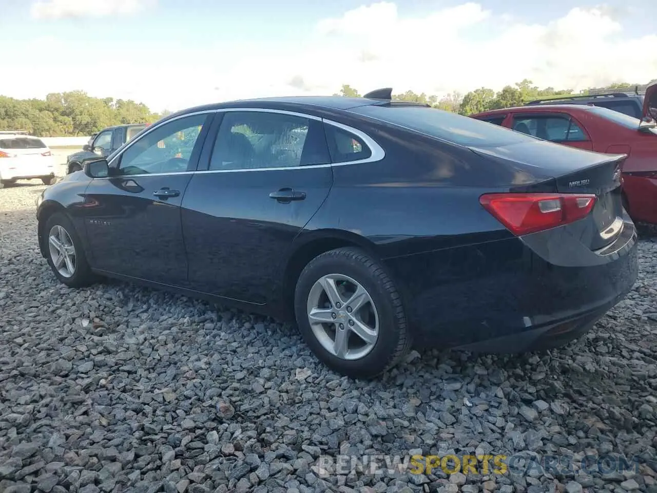2 Photograph of a damaged car 1G1ZB5ST0NF197951 CHEVROLET MALIBU 2022
