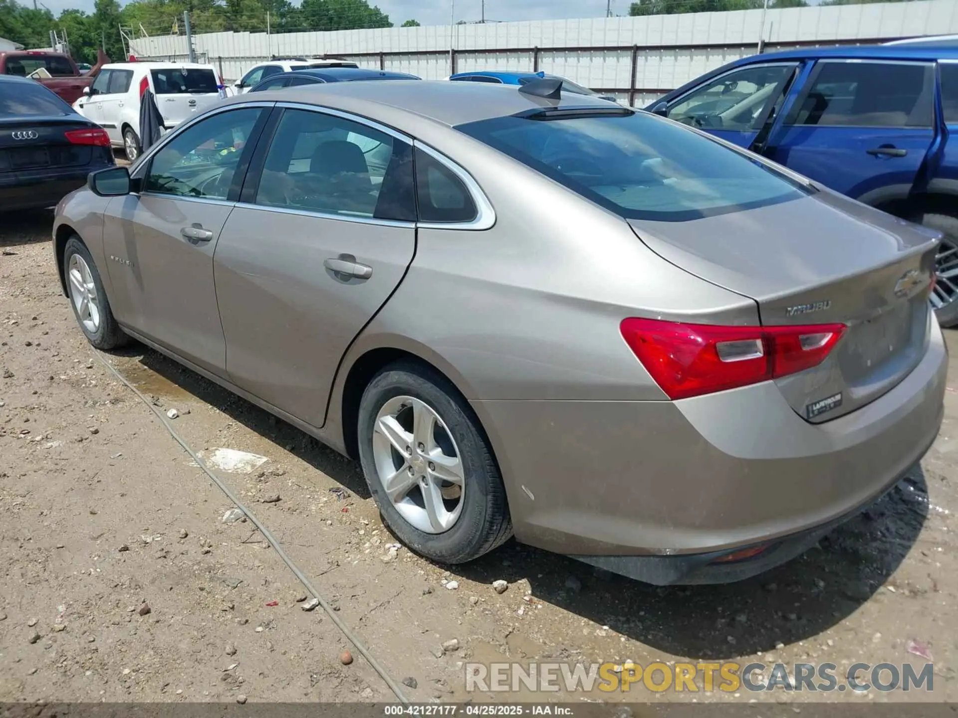 3 Photograph of a damaged car 1G1ZB5ST0NF205773 CHEVROLET MALIBU 2022