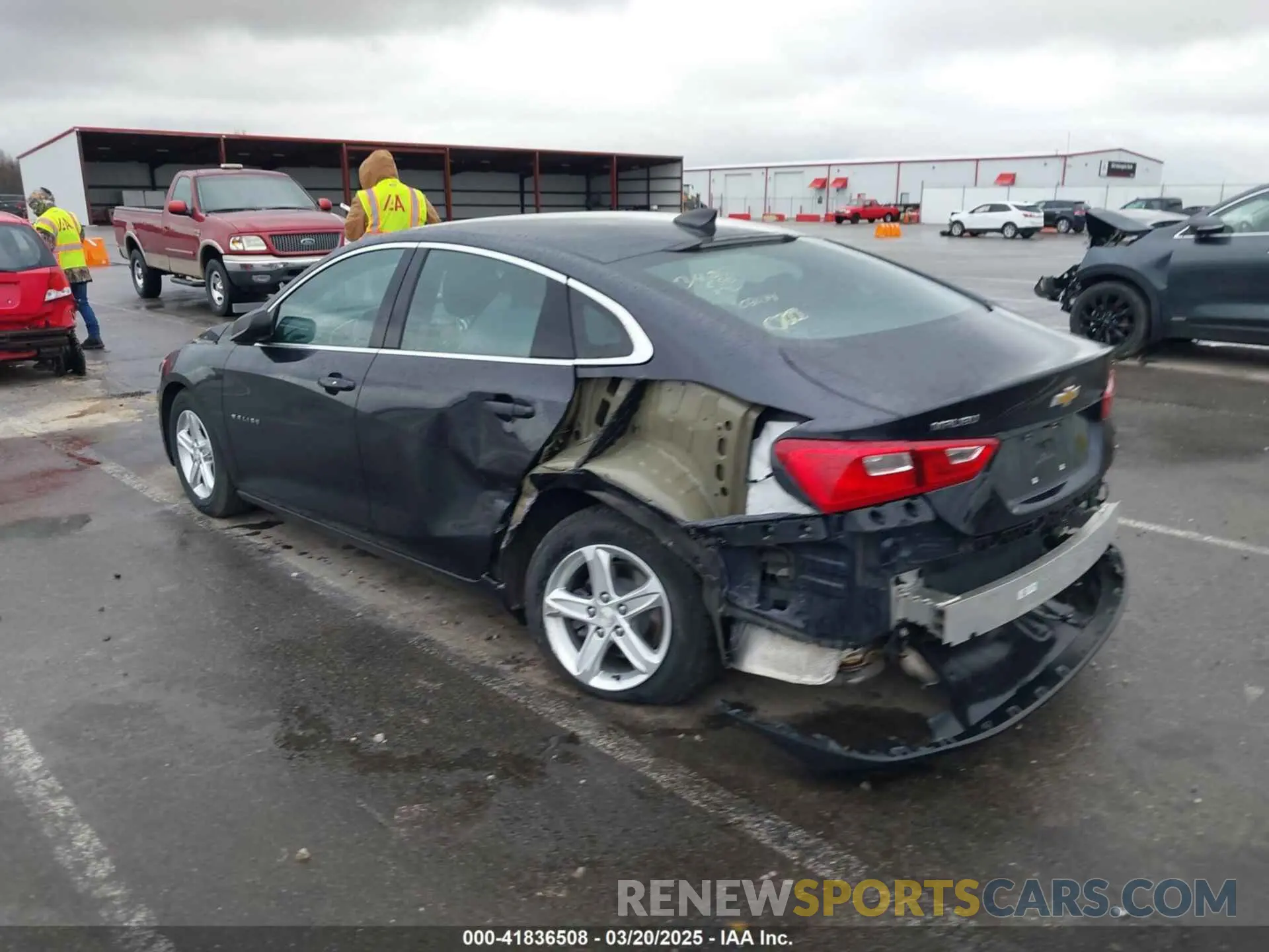 3 Photograph of a damaged car 1G1ZB5ST1NF189454 CHEVROLET MALIBU 2022