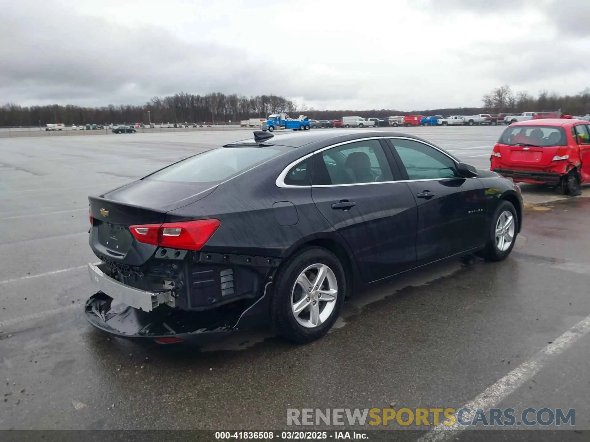 4 Photograph of a damaged car 1G1ZB5ST1NF189454 CHEVROLET MALIBU 2022