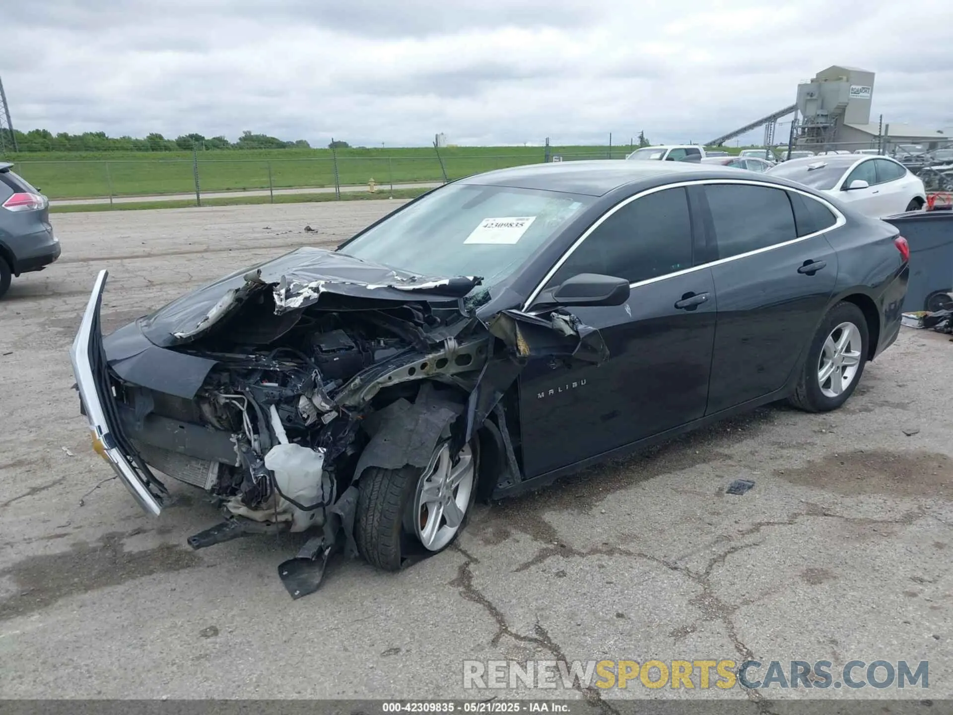 2 Photograph of a damaged car 1G1ZB5ST1NF208410 CHEVROLET MALIBU 2022