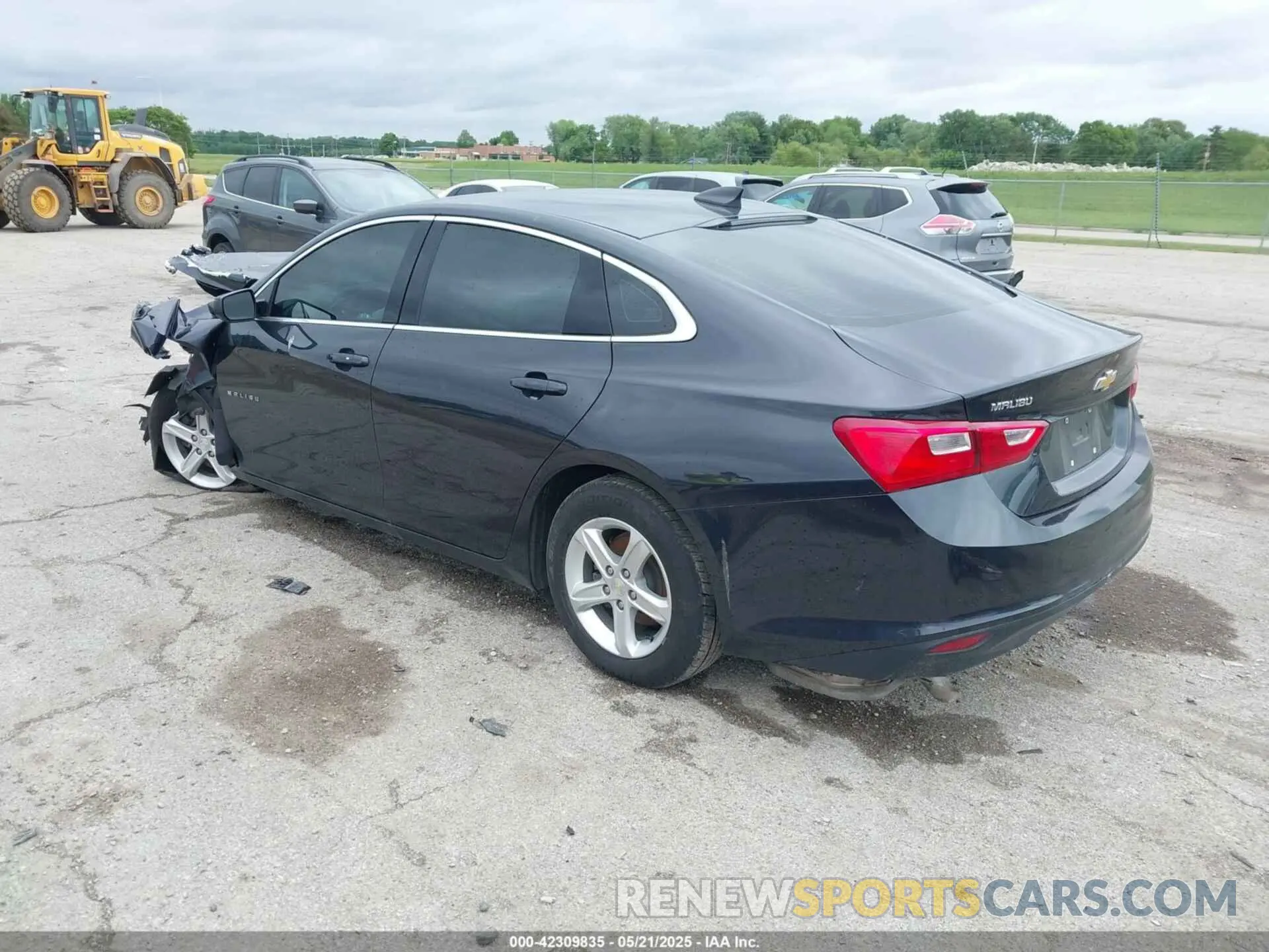 3 Photograph of a damaged car 1G1ZB5ST1NF208410 CHEVROLET MALIBU 2022
