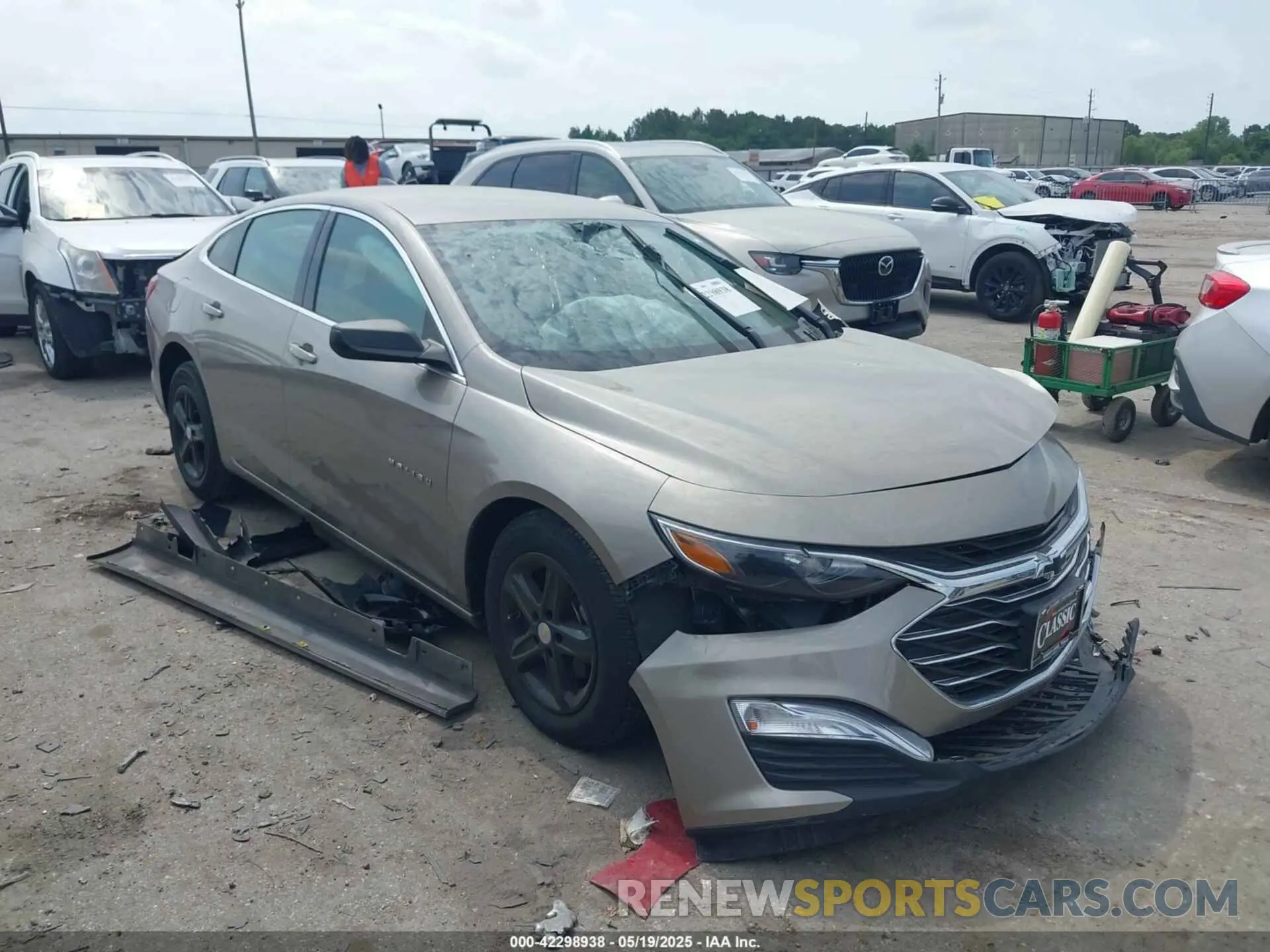 1 Photograph of a damaged car 1G1ZB5ST1NF209489 CHEVROLET MALIBU 2022