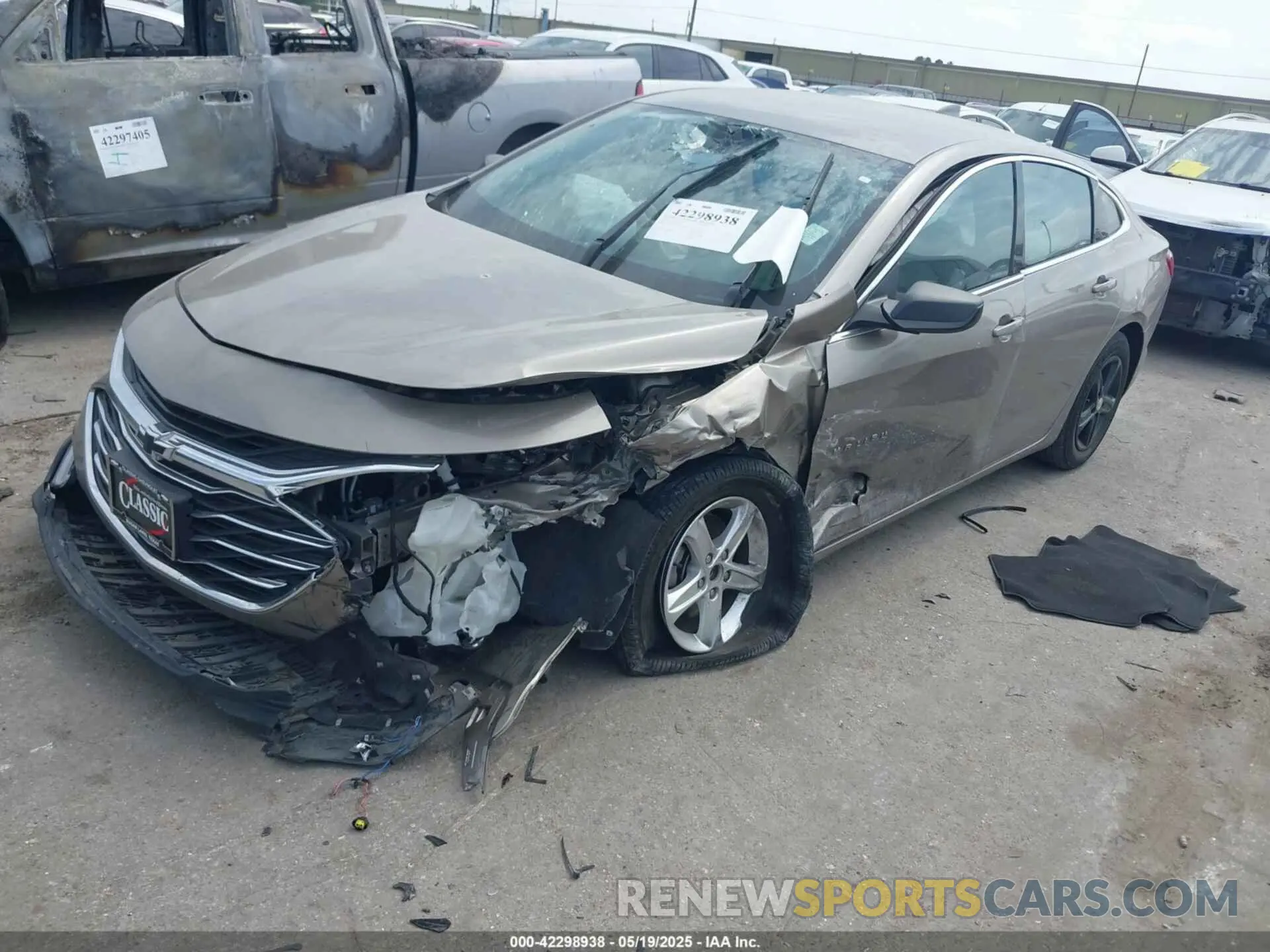 2 Photograph of a damaged car 1G1ZB5ST1NF209489 CHEVROLET MALIBU 2022