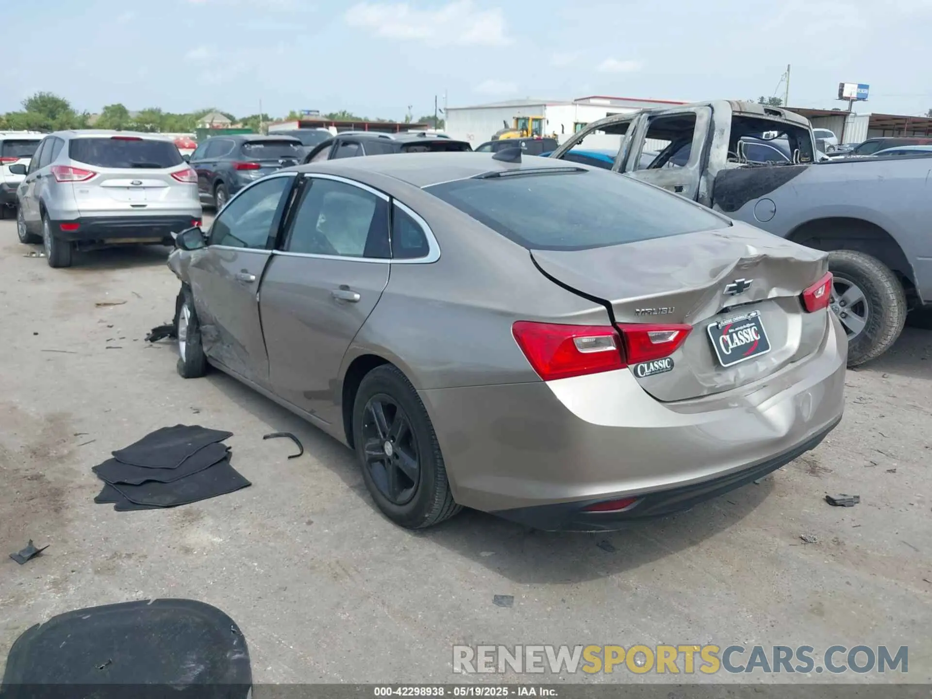 3 Photograph of a damaged car 1G1ZB5ST1NF209489 CHEVROLET MALIBU 2022