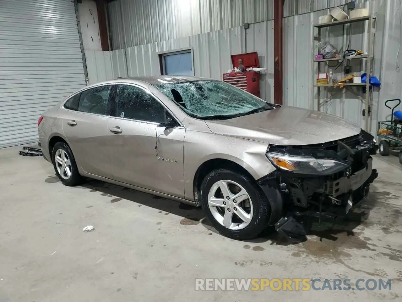4 Photograph of a damaged car 1G1ZB5ST1NF211274 CHEVROLET MALIBU 2022