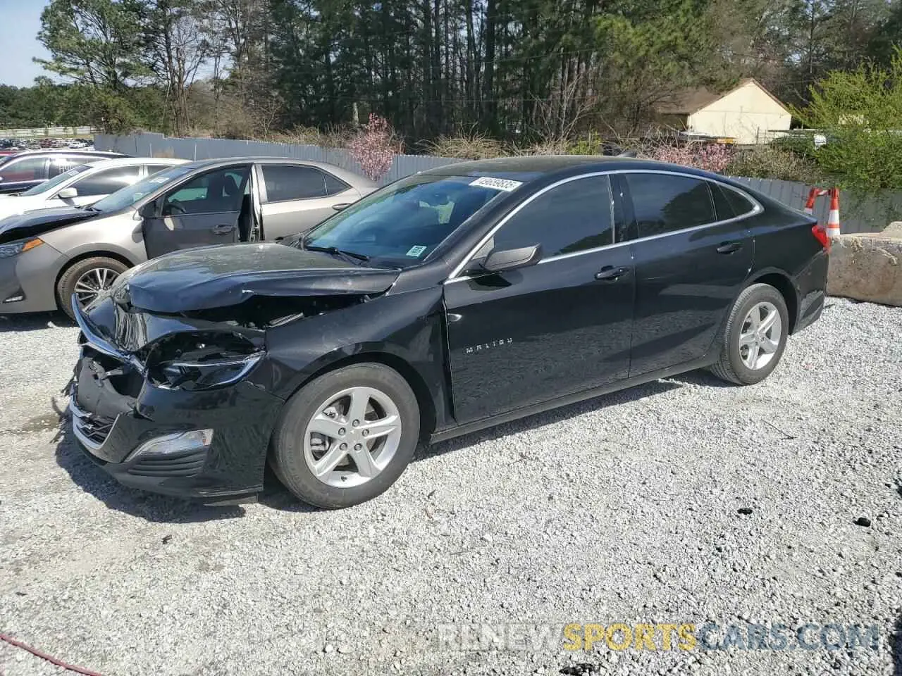 1 Photograph of a damaged car 1G1ZB5ST2NF189463 CHEVROLET MALIBU 2022