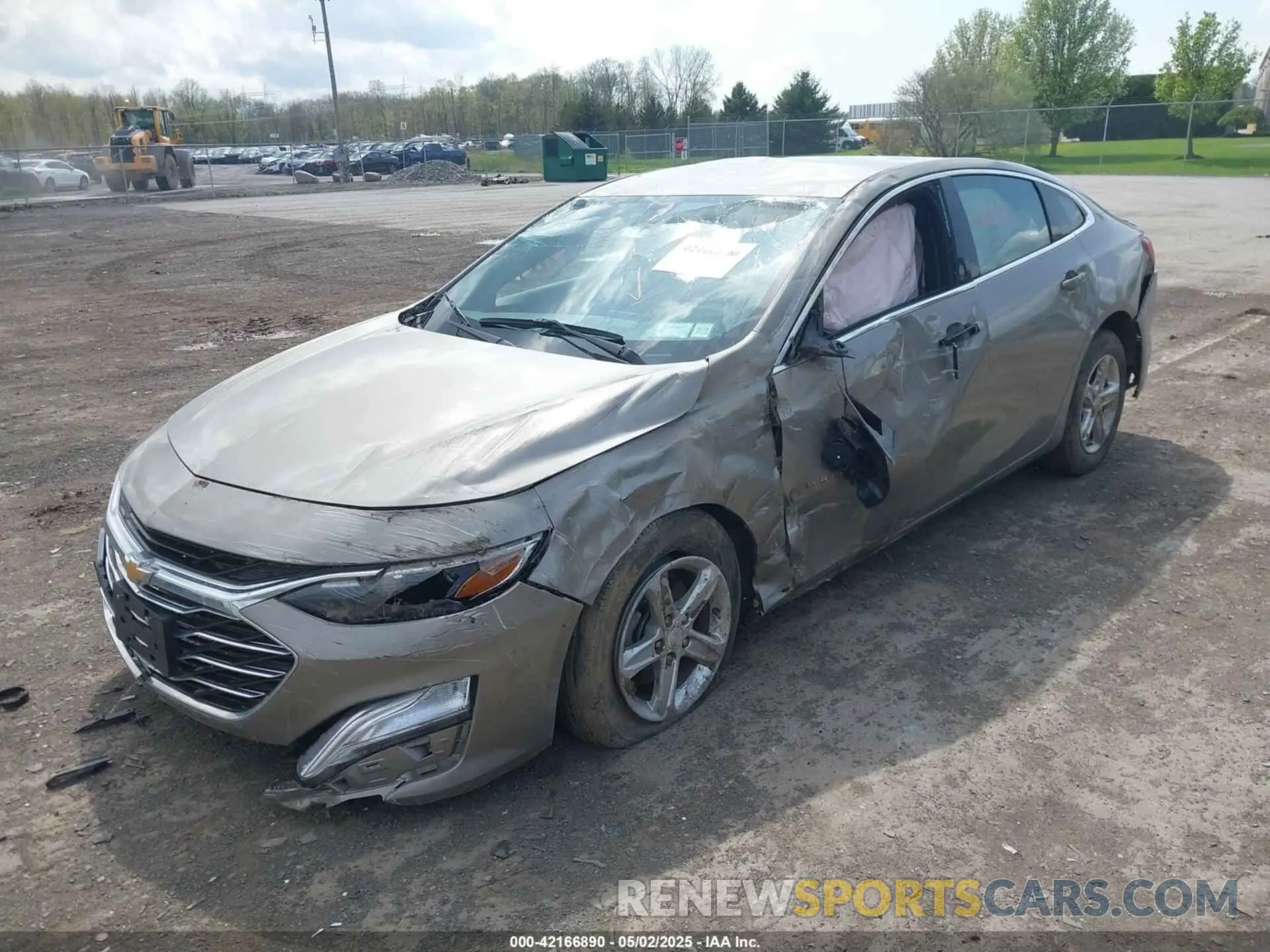2 Photograph of a damaged car 1G1ZB5ST2NF190550 CHEVROLET MALIBU 2022