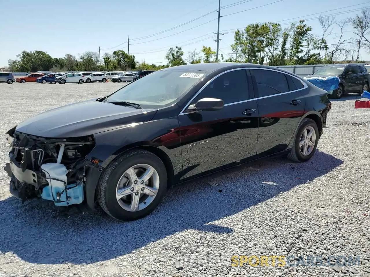 1 Photograph of a damaged car 1G1ZB5ST2NF197577 CHEVROLET MALIBU 2022