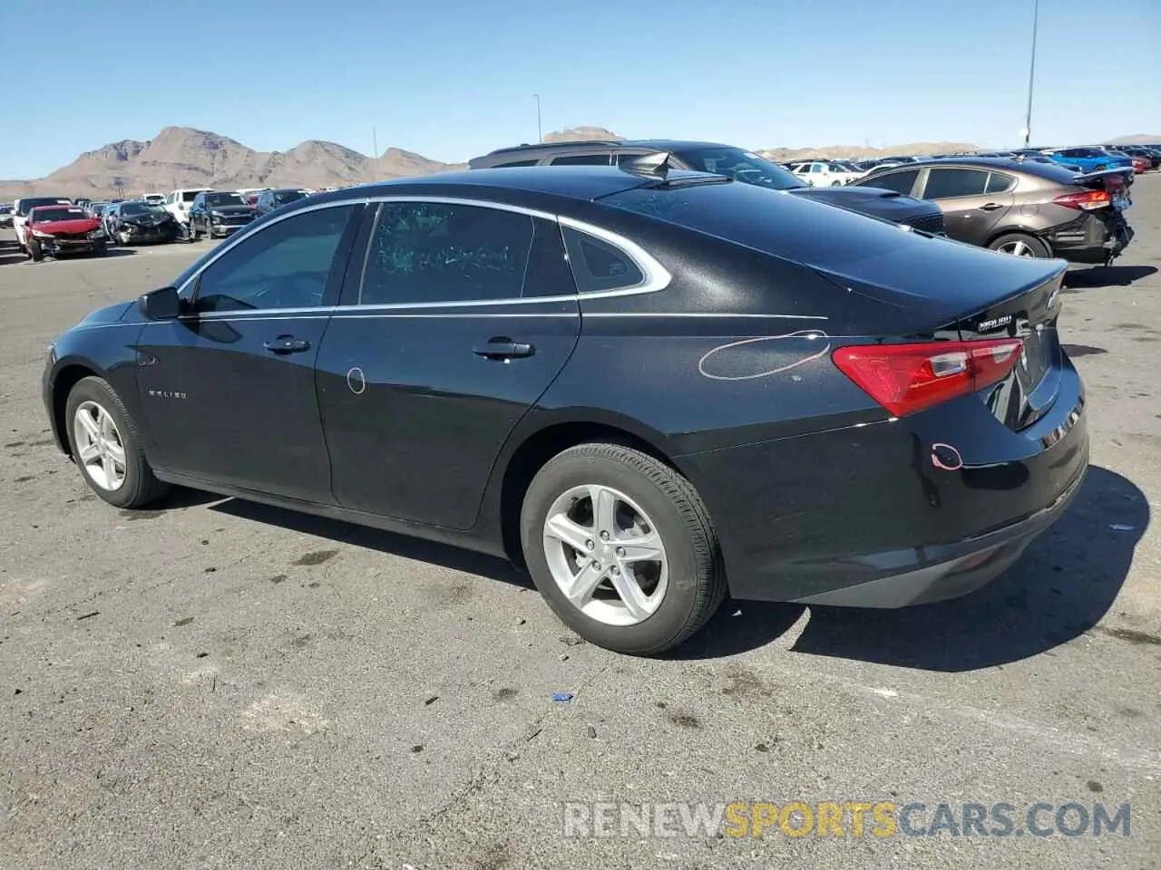 2 Photograph of a damaged car 1G1ZB5ST2NF205449 CHEVROLET MALIBU 2022