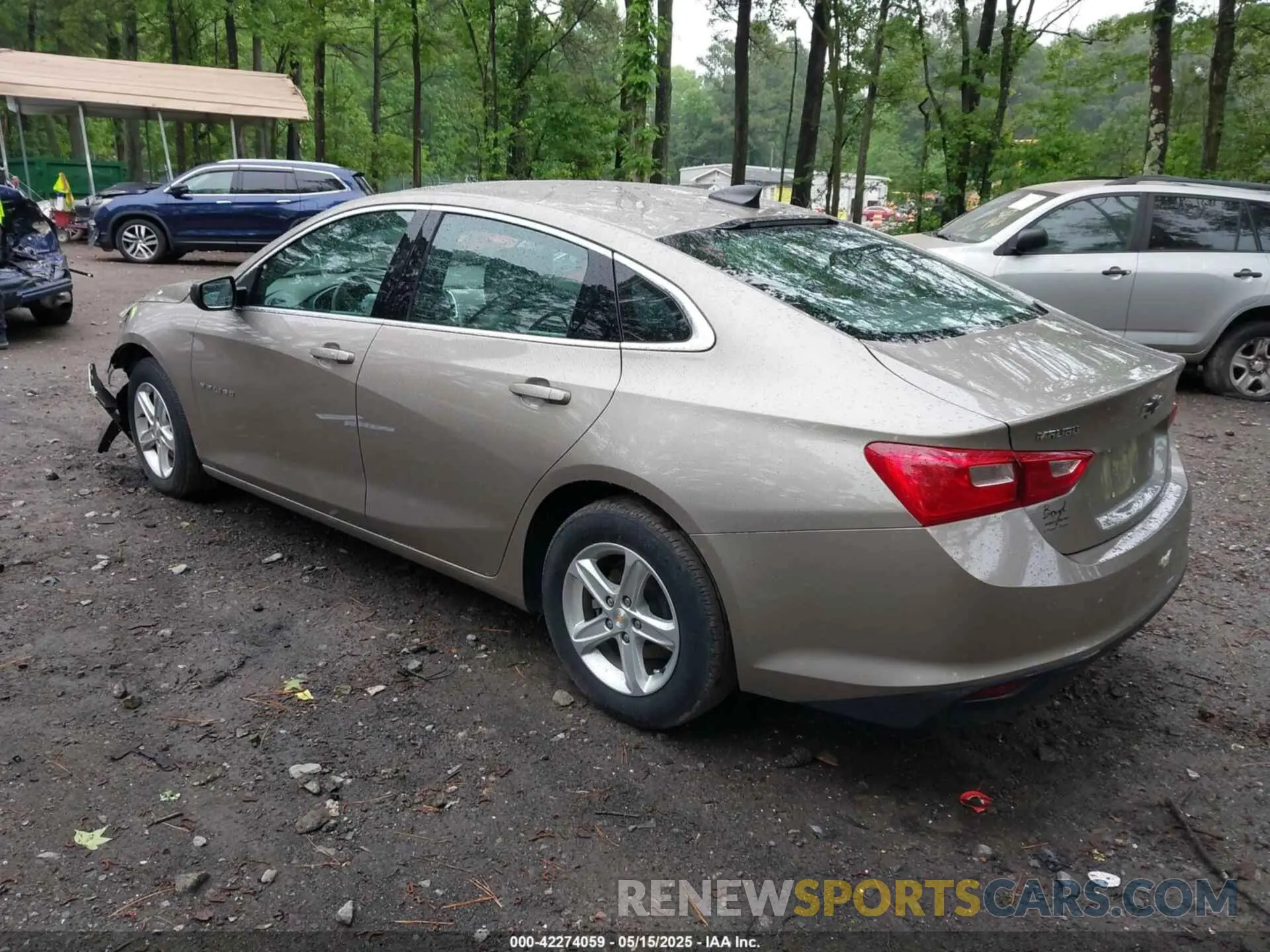 3 Photograph of a damaged car 1G1ZB5ST2NF214832 CHEVROLET MALIBU 2022