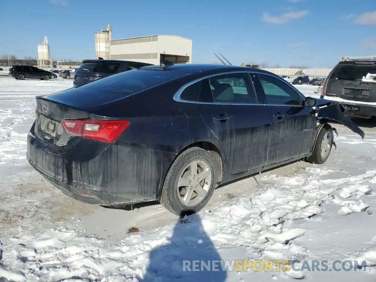 3 Photograph of a damaged car 1G1ZB5ST2NF215673 CHEVROLET MALIBU 2022