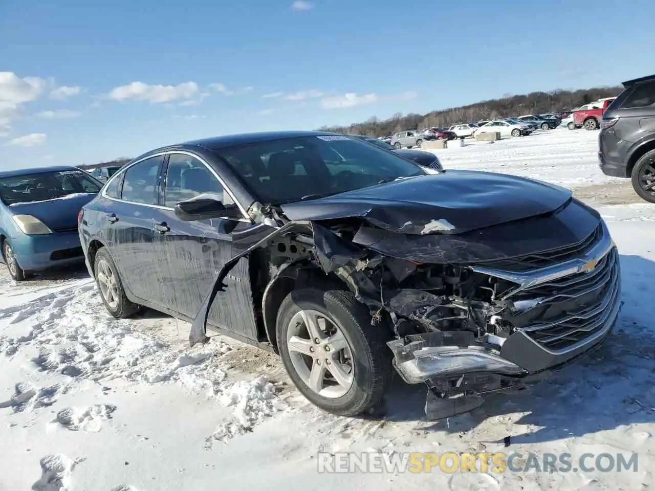 4 Photograph of a damaged car 1G1ZB5ST2NF215673 CHEVROLET MALIBU 2022