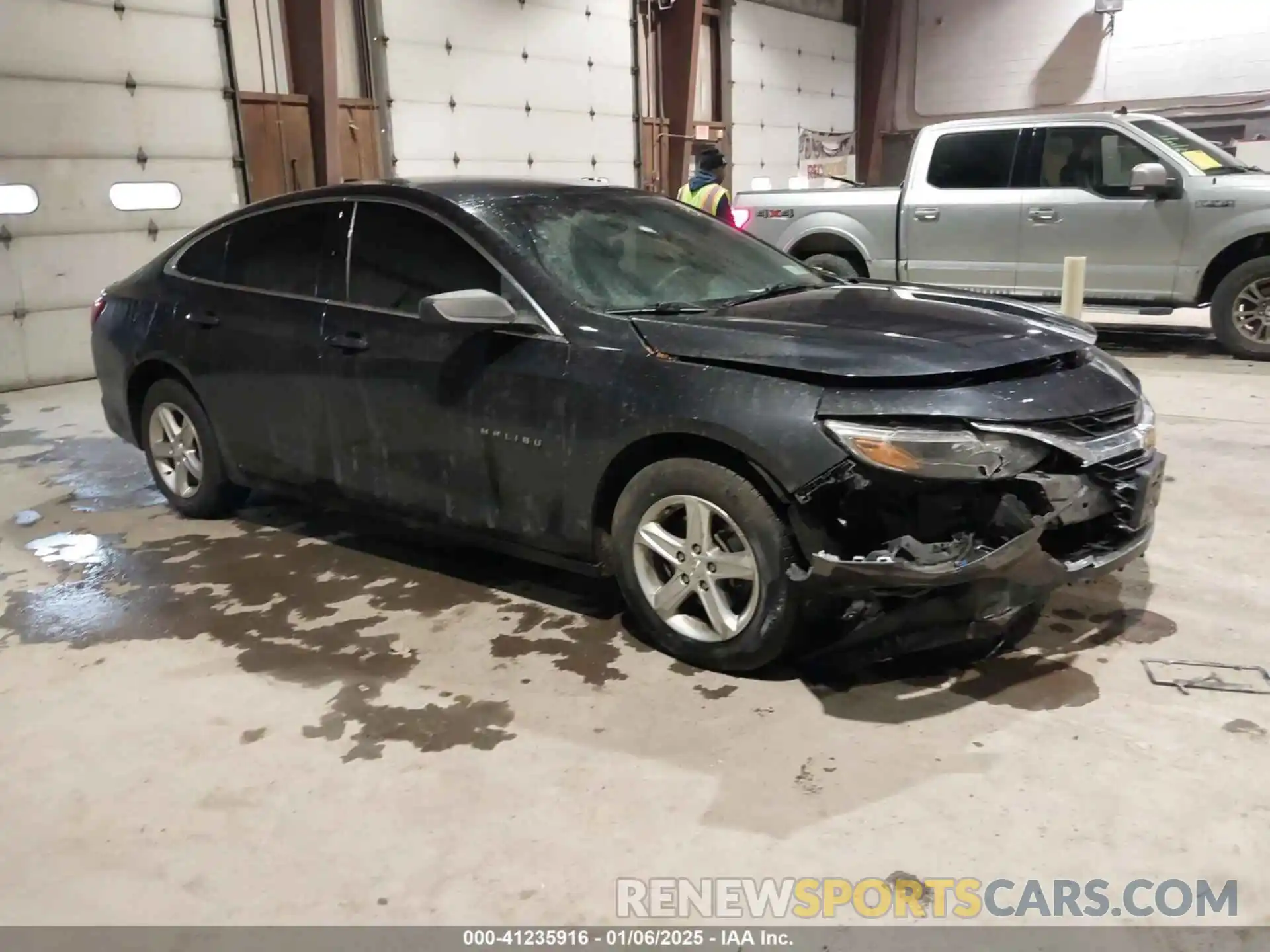 1 Photograph of a damaged car 1G1ZB5ST3NF186796 CHEVROLET MALIBU 2022