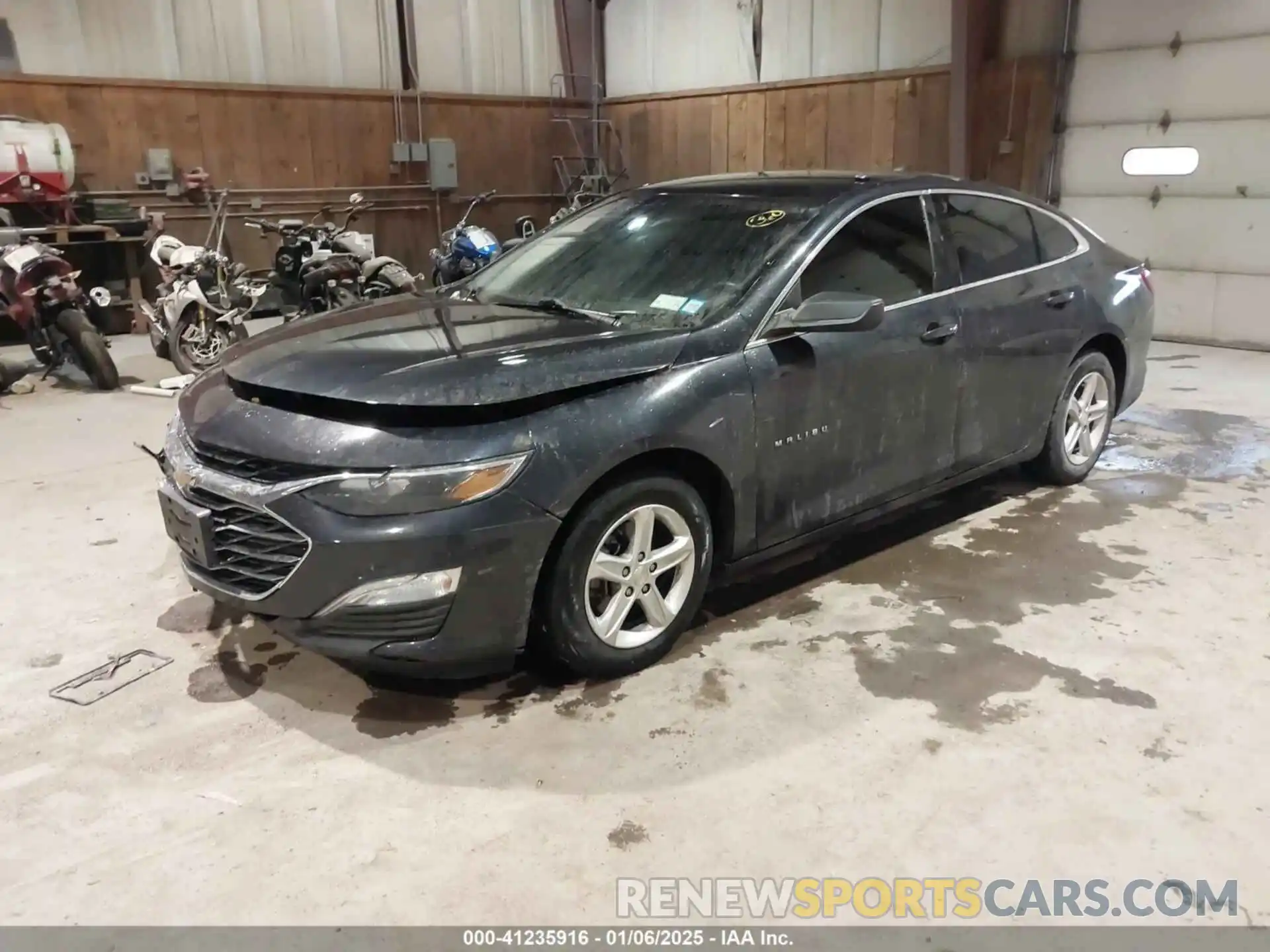 2 Photograph of a damaged car 1G1ZB5ST3NF186796 CHEVROLET MALIBU 2022