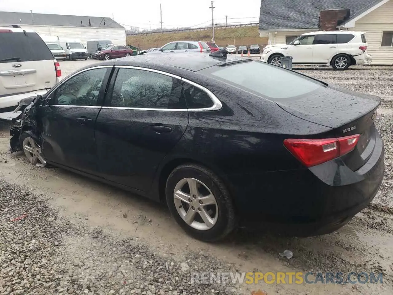 2 Photograph of a damaged car 1G1ZB5ST3NF187706 CHEVROLET MALIBU 2022