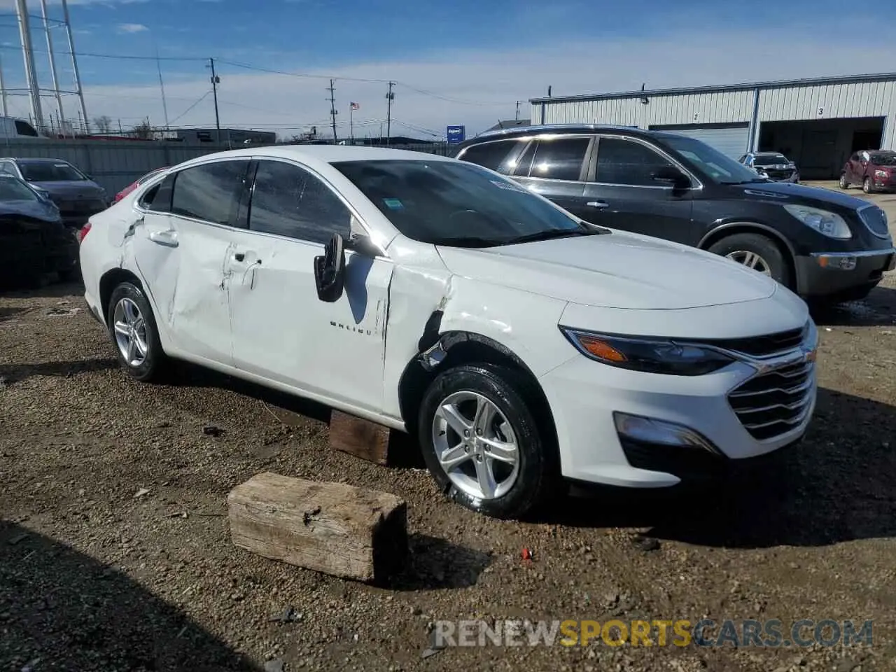4 Photograph of a damaged car 1G1ZB5ST3NF188676 CHEVROLET MALIBU 2022