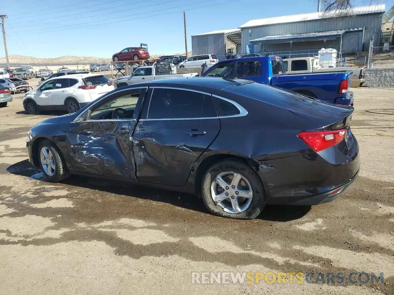 2 Photograph of a damaged car 1G1ZB5ST3NF190282 CHEVROLET MALIBU 2022