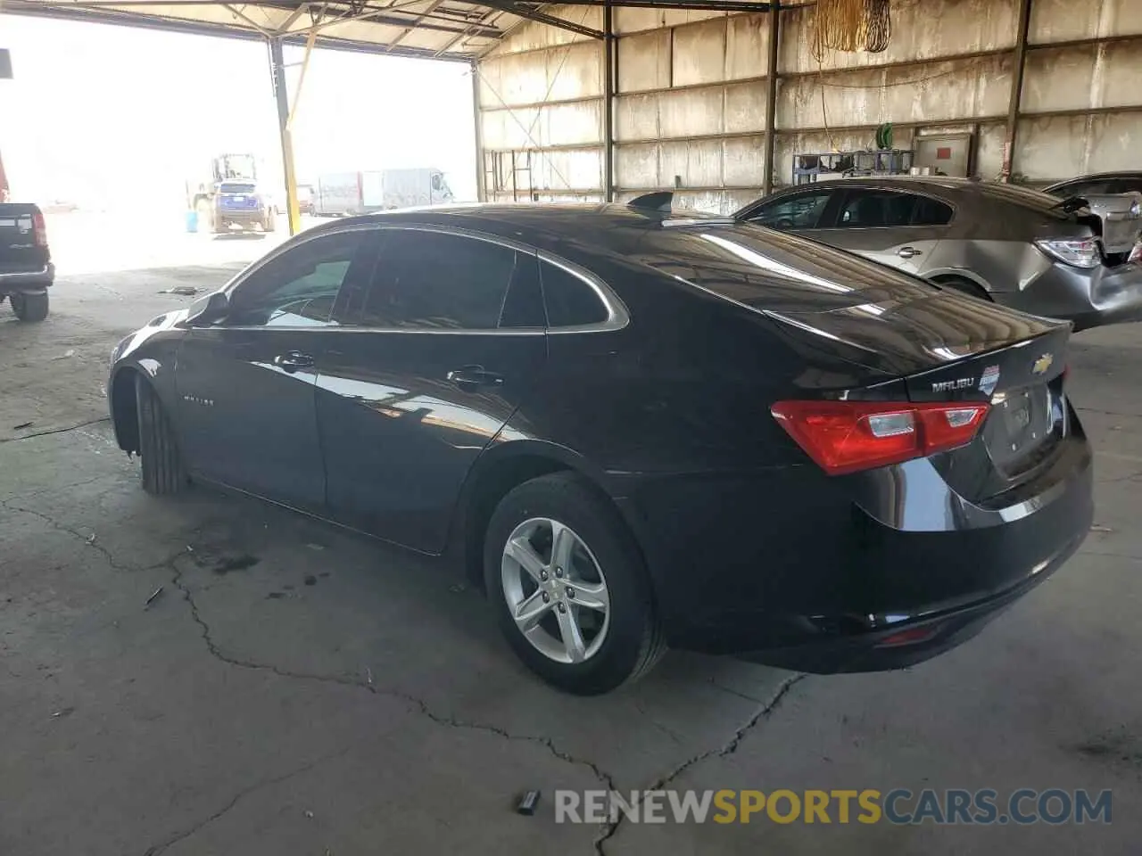2 Photograph of a damaged car 1G1ZB5ST3NF190489 CHEVROLET MALIBU 2022