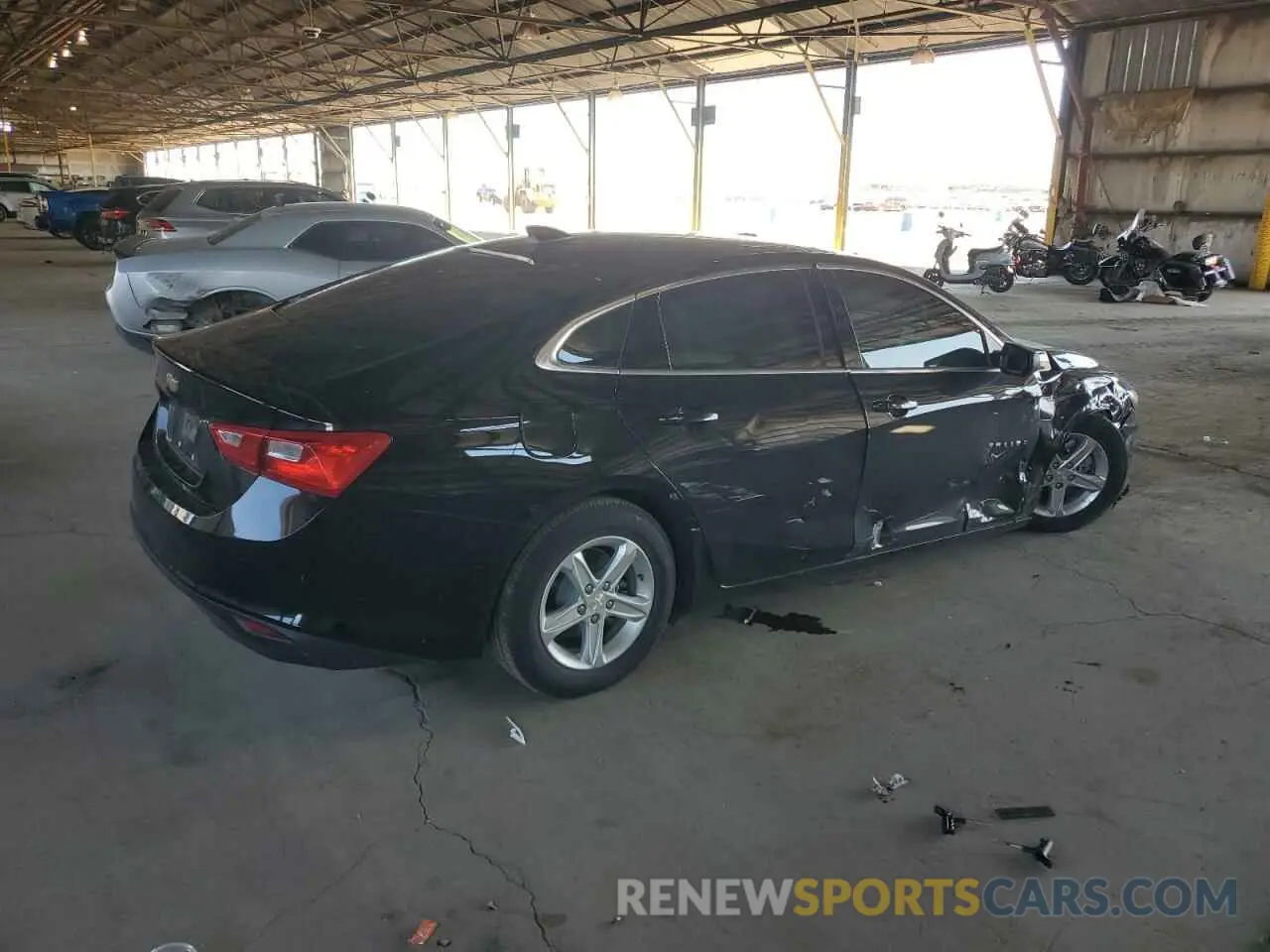 3 Photograph of a damaged car 1G1ZB5ST3NF190489 CHEVROLET MALIBU 2022