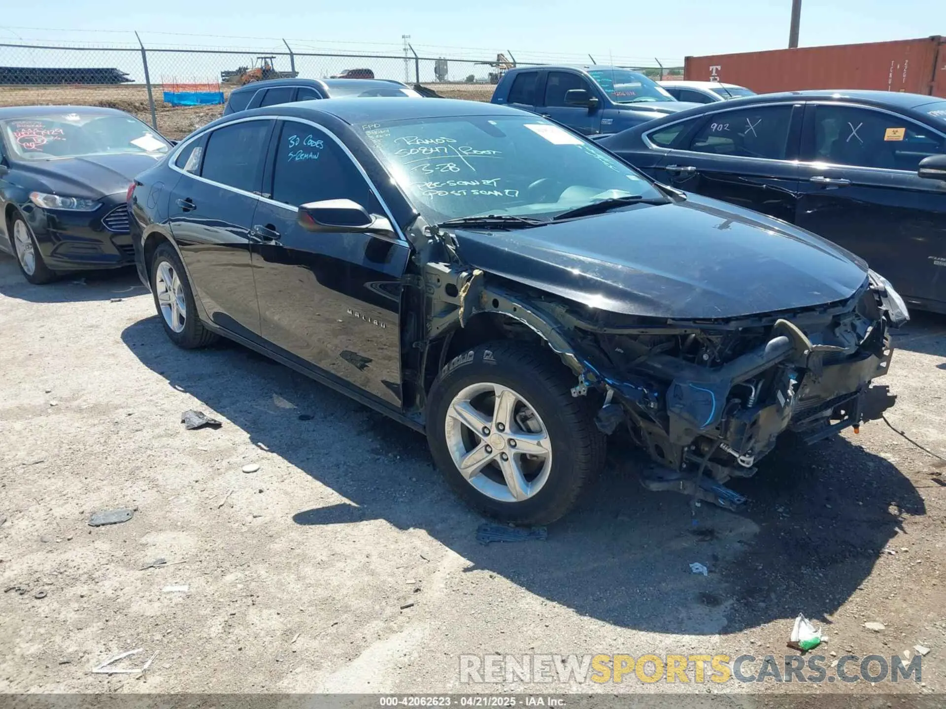 1 Photograph of a damaged car 1G1ZB5ST4NF188752 CHEVROLET MALIBU 2022