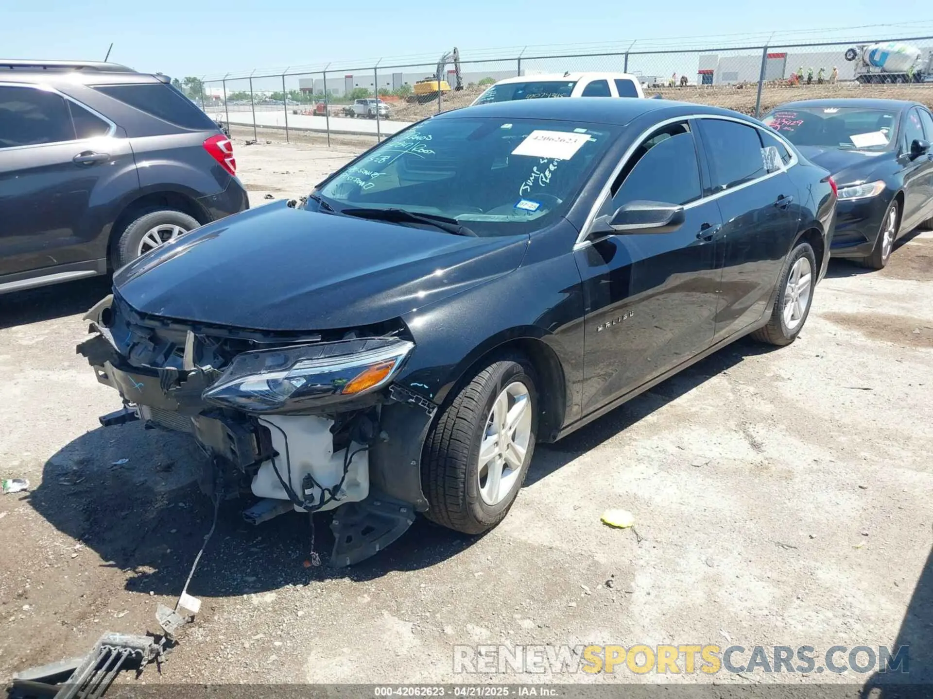 2 Photograph of a damaged car 1G1ZB5ST4NF188752 CHEVROLET MALIBU 2022