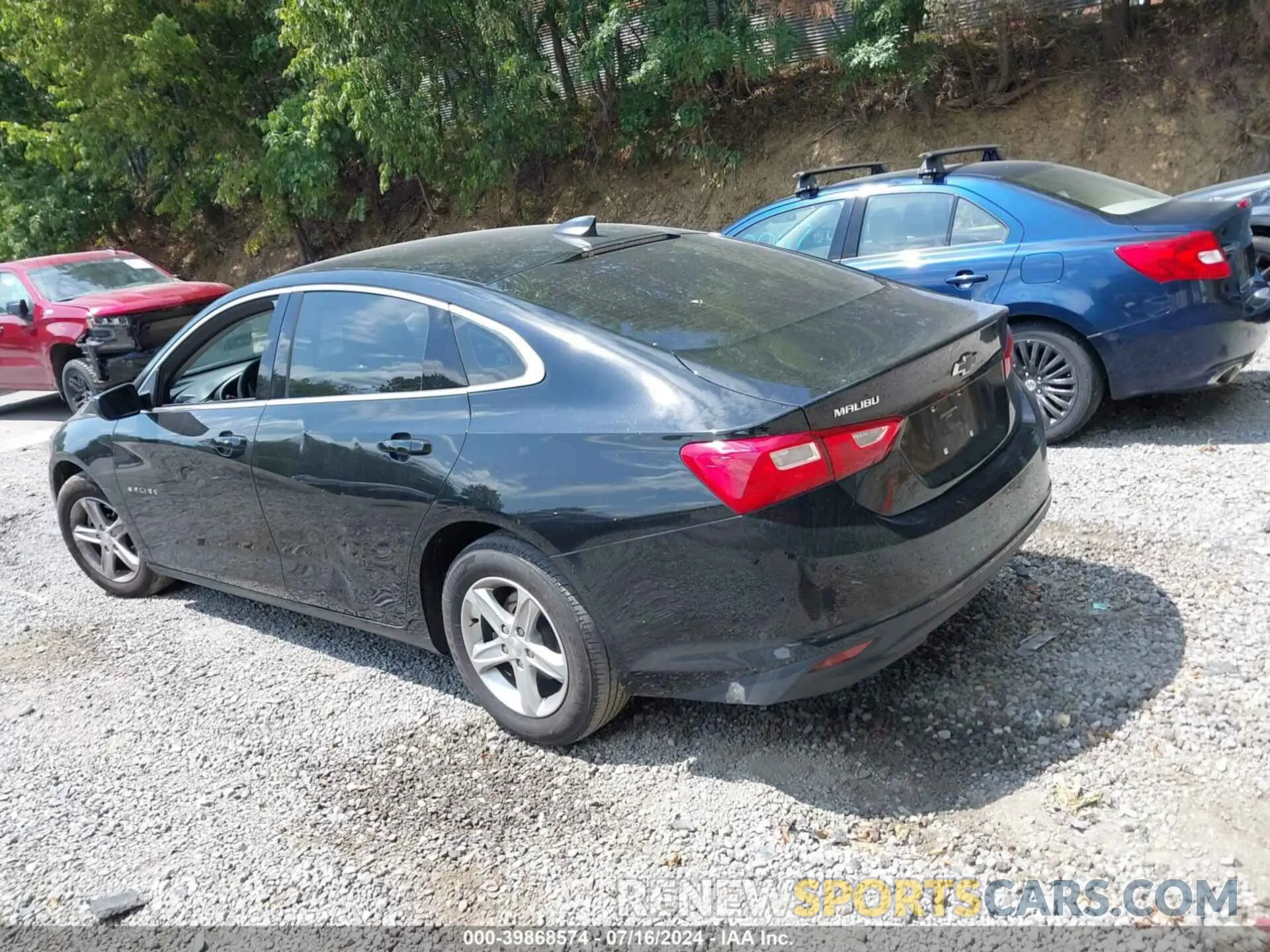 3 Photograph of a damaged car 1G1ZB5ST4NF189061 CHEVROLET MALIBU 2022